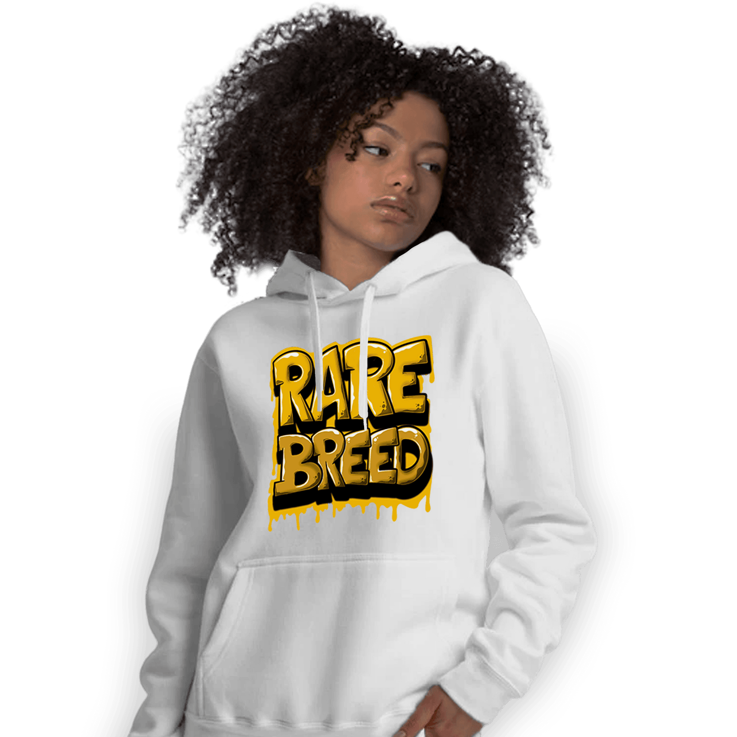 Yellow Ochre 1s Hoodie Match Rare Breed - NastyJamz