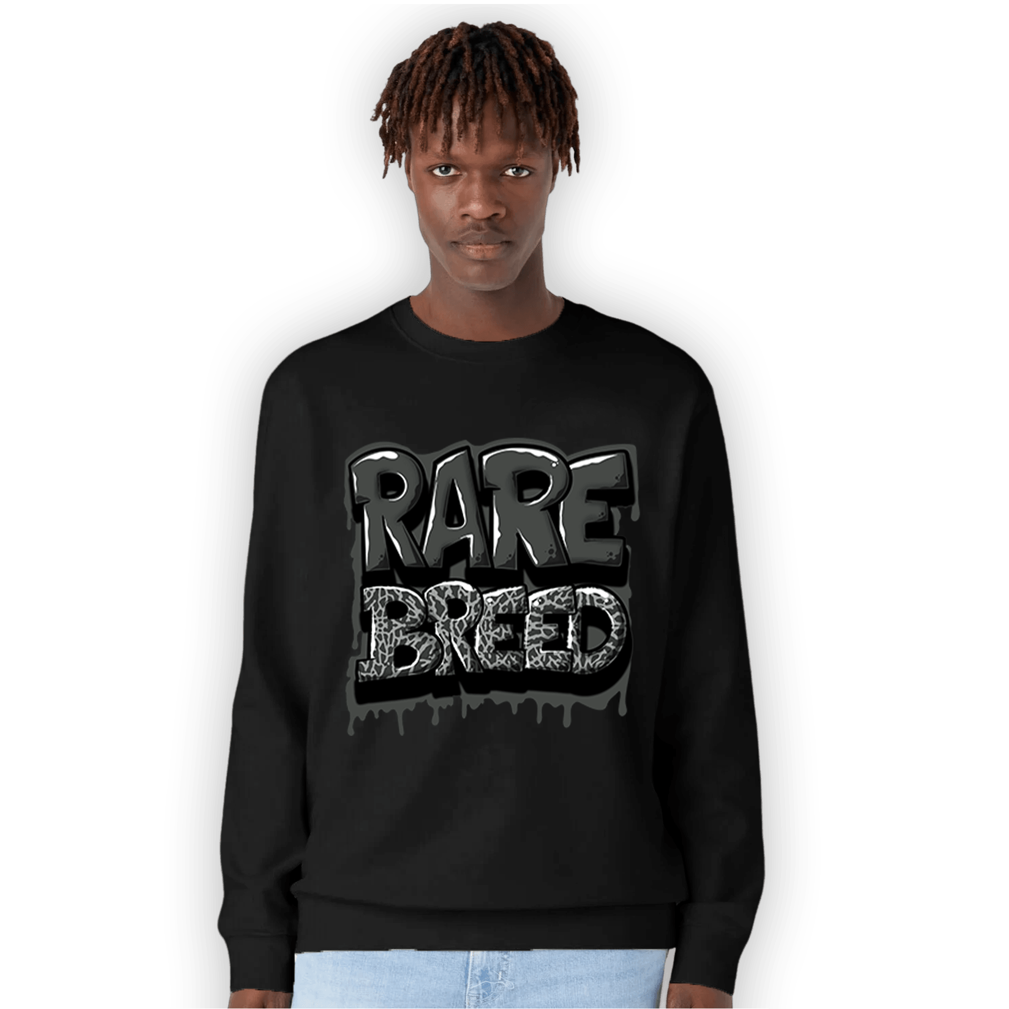 Fear Pack 3s Sweatshirt Match Rare Breed - NastyJamz