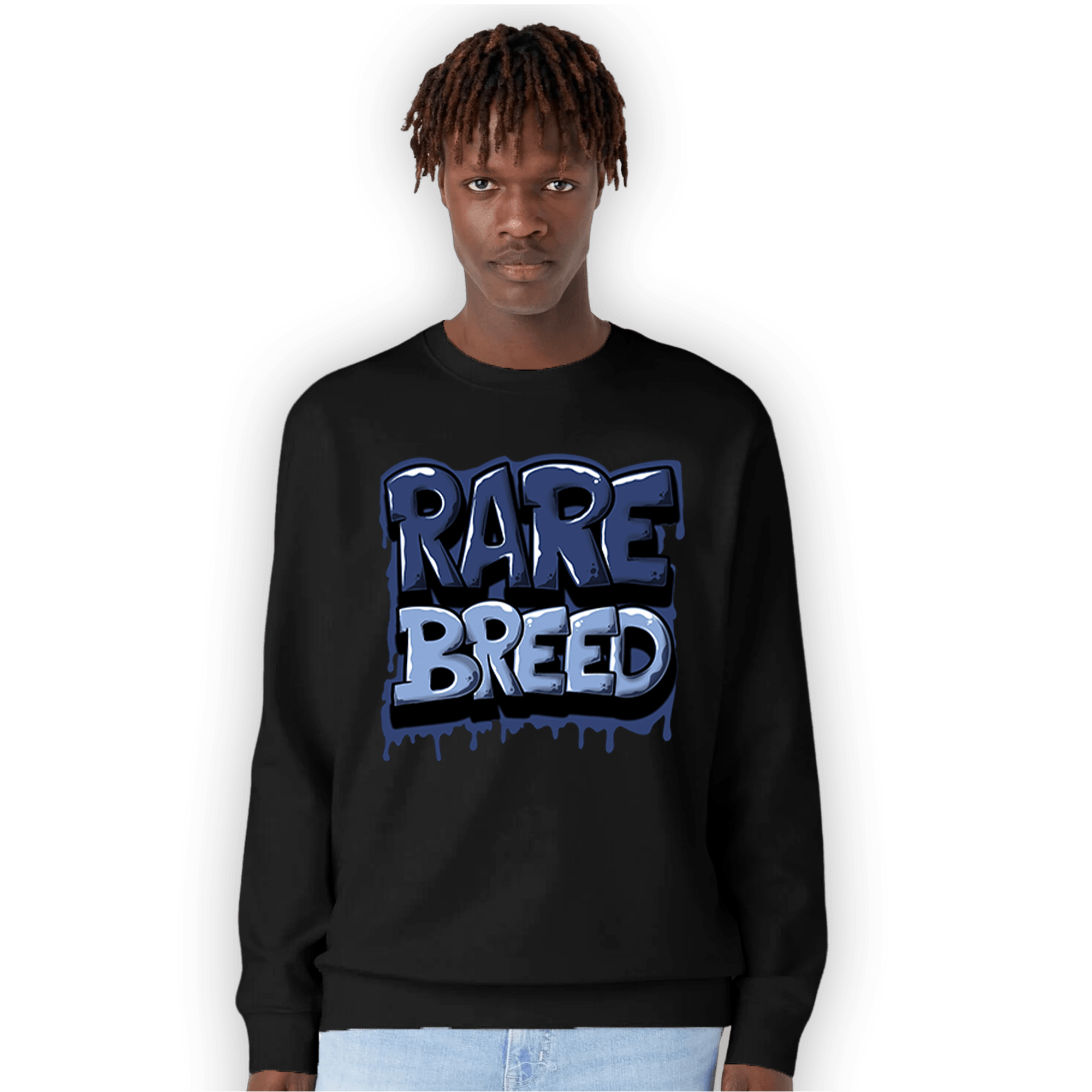 Midnight Navy 5s Sweatshirt Match Rare Breed - NastyJamz