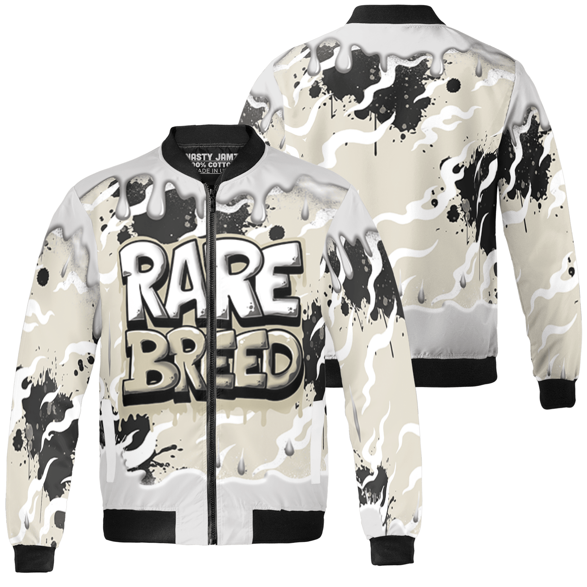 Gratitude 11s Jacket Match Rare Breed 3D All-Over Print Drippin - NastyJamz
