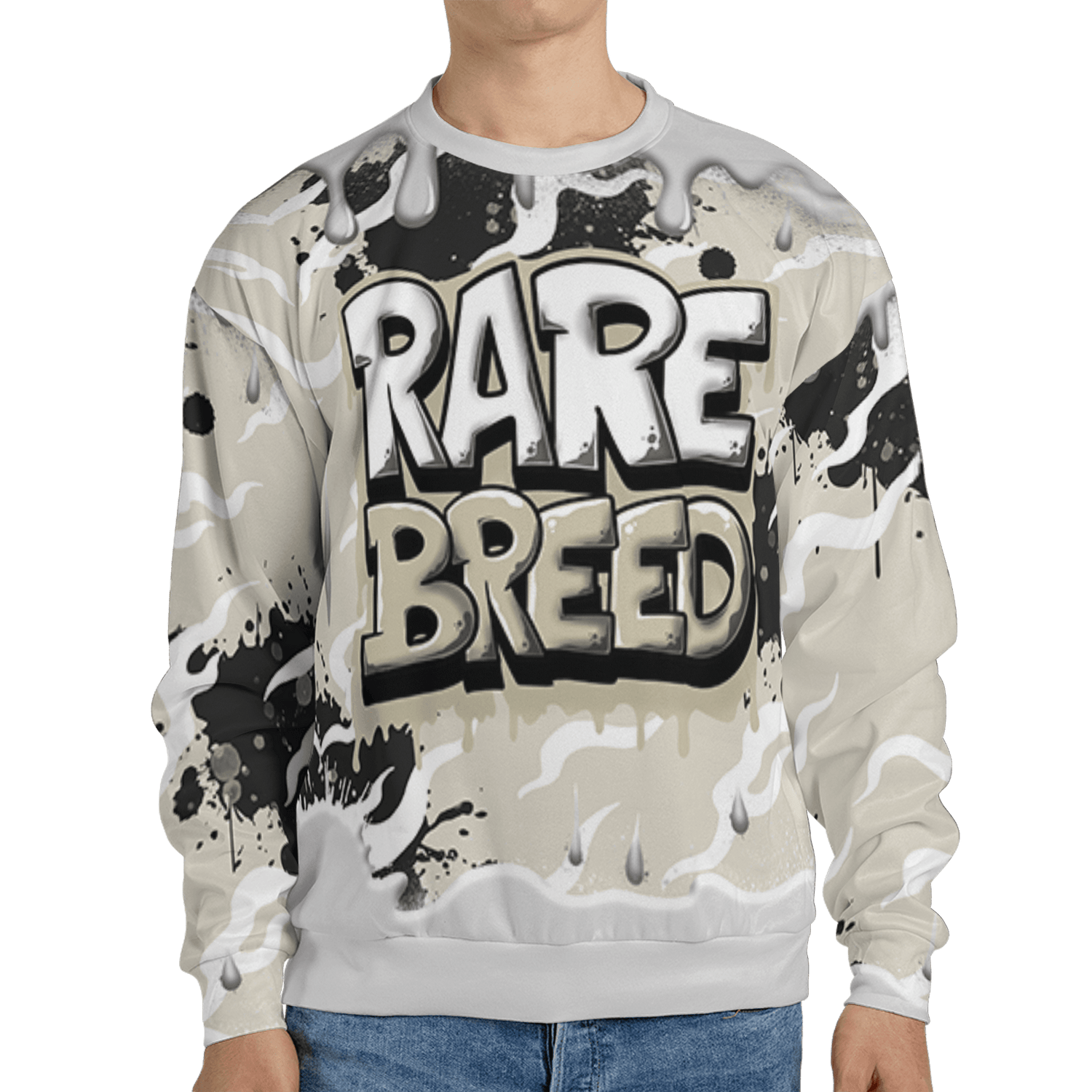 Gratitude 11s Sweatshirt Match Rare Breed 3D All-Over Print Drippin - NastyJamz
