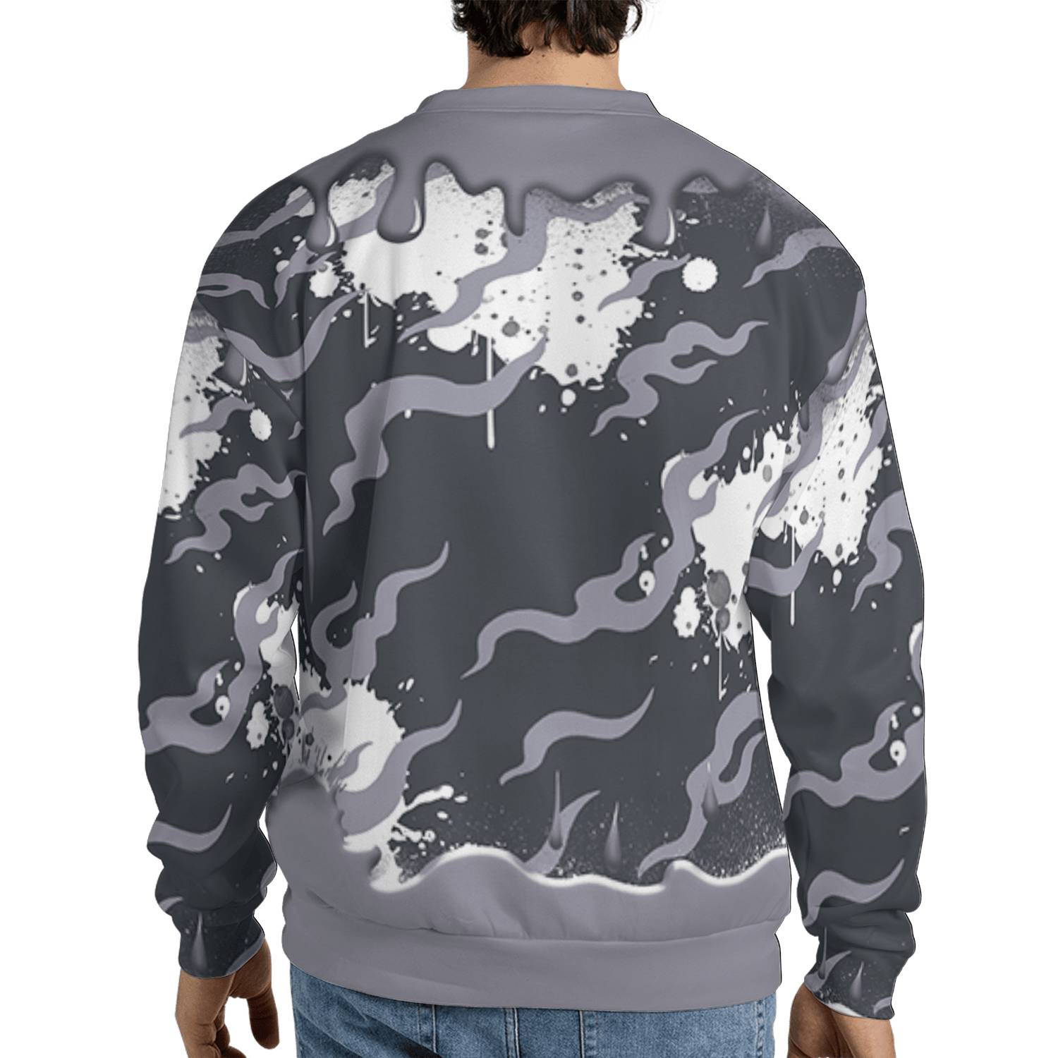 Stealth 14s Sweatshirt Match Rare Breed 3D All-Over Print Drippin - NastyJamz