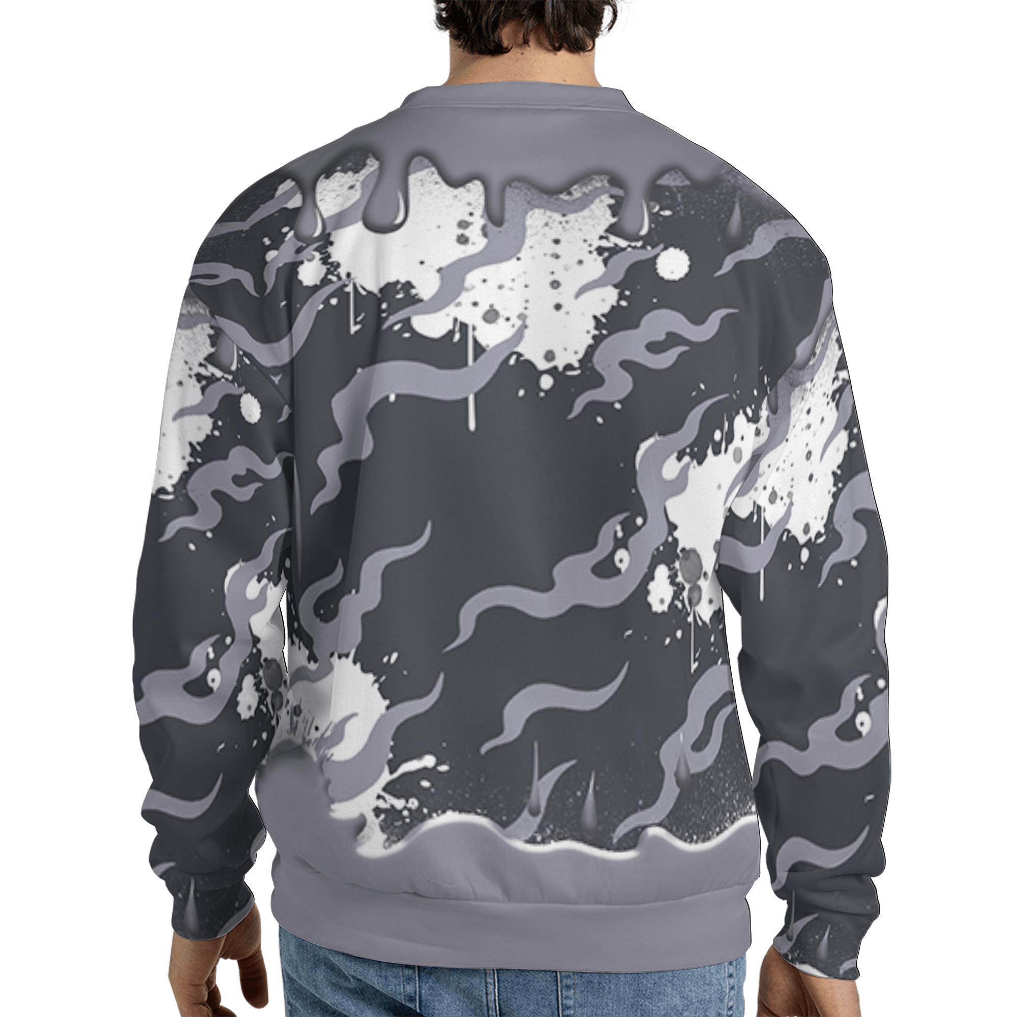 Stealth 14s Sweatshirt Match Rare Breed 3D All-Over Print Drippin - NastyJamz