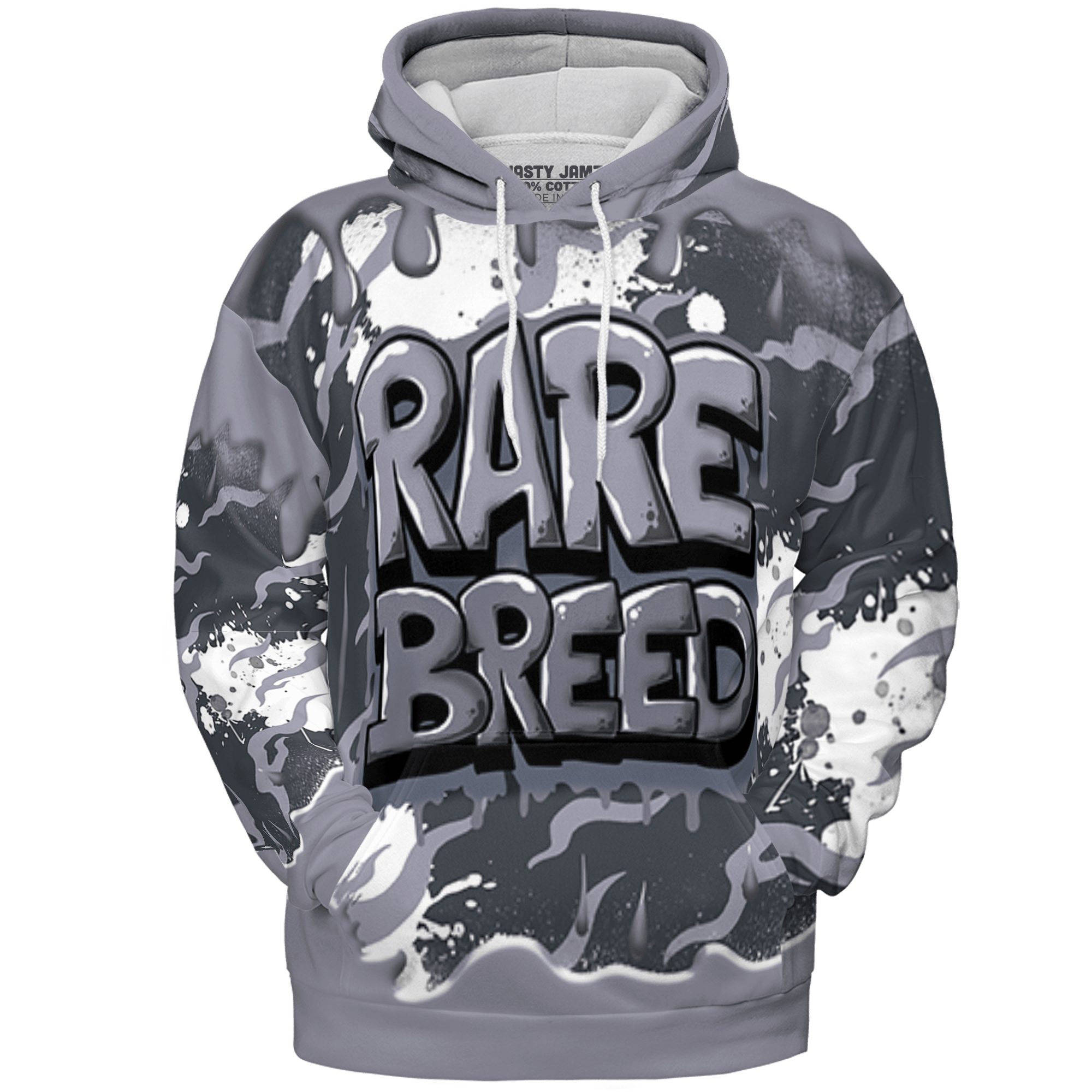 Stealth 14s Hoodie Match Rare Breed 3D All-Over Print Drippin - NastyJamz
