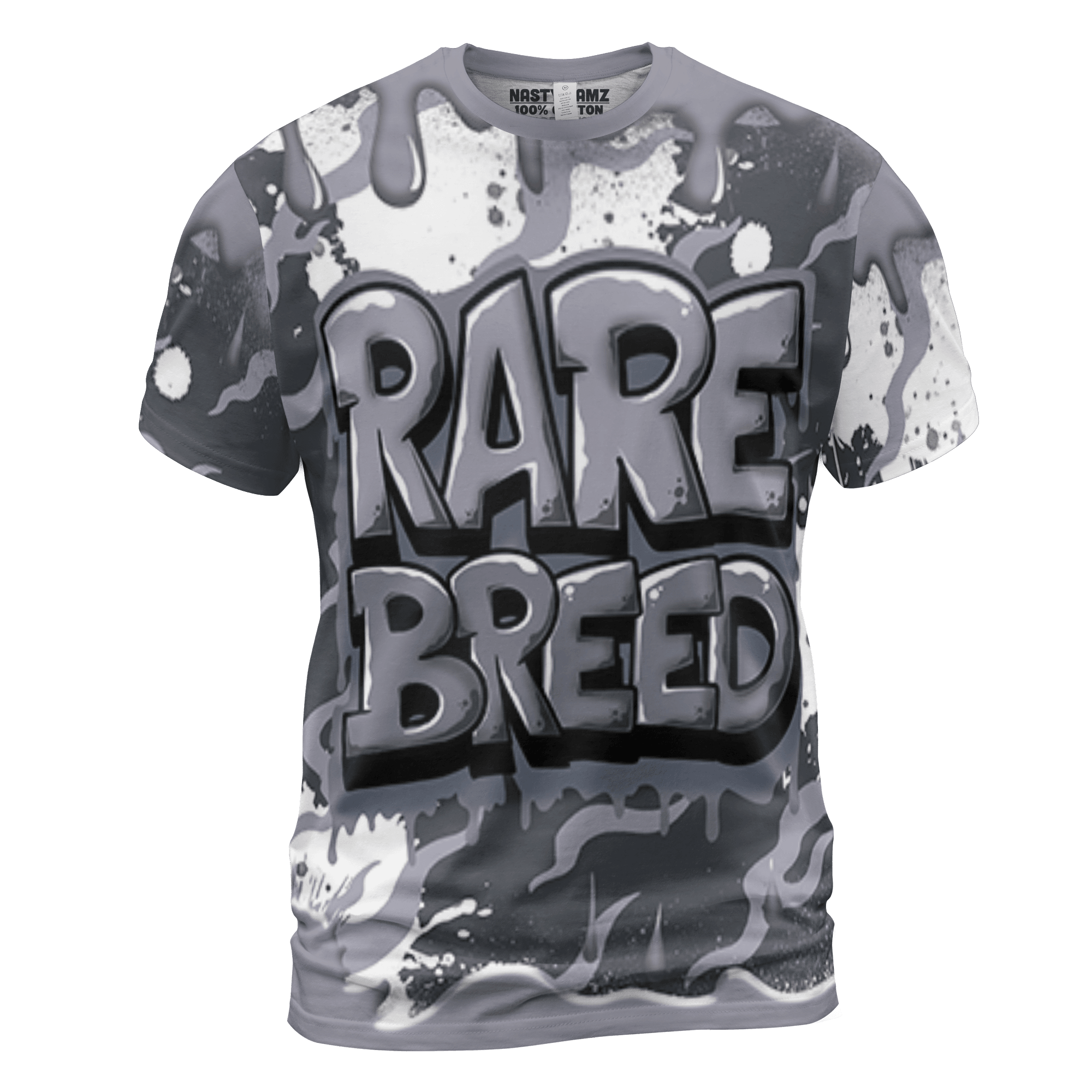Stealth 14s T Shirt Match Rare Breed 3D All-Over Print Drippin - NastyJamz