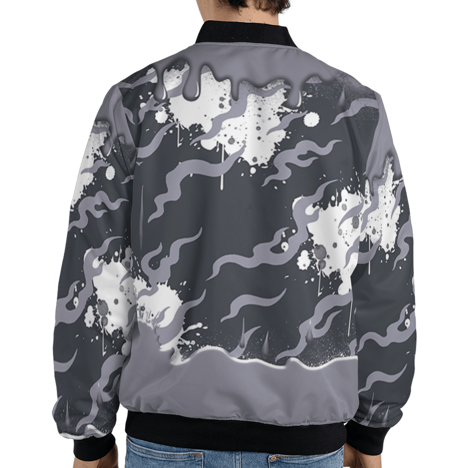 Stealth 14s Jacket Match Rare Breed 3D All-Over Print Drippin - NastyJamz