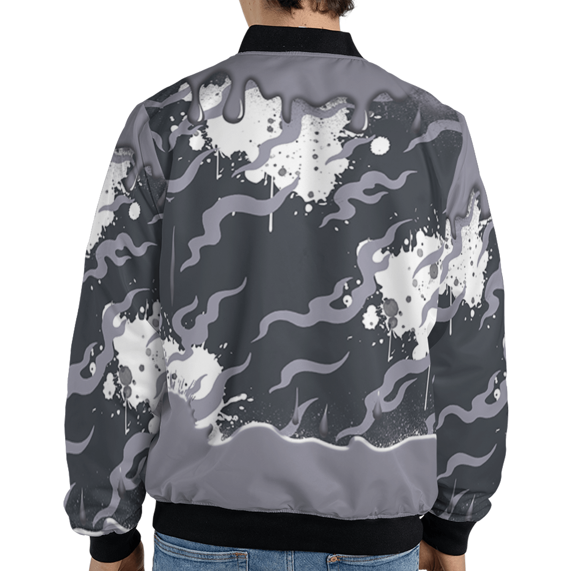 Stealth 14s Jacket Match Rare Breed 3D All-Over Print Drippin - NastyJamz