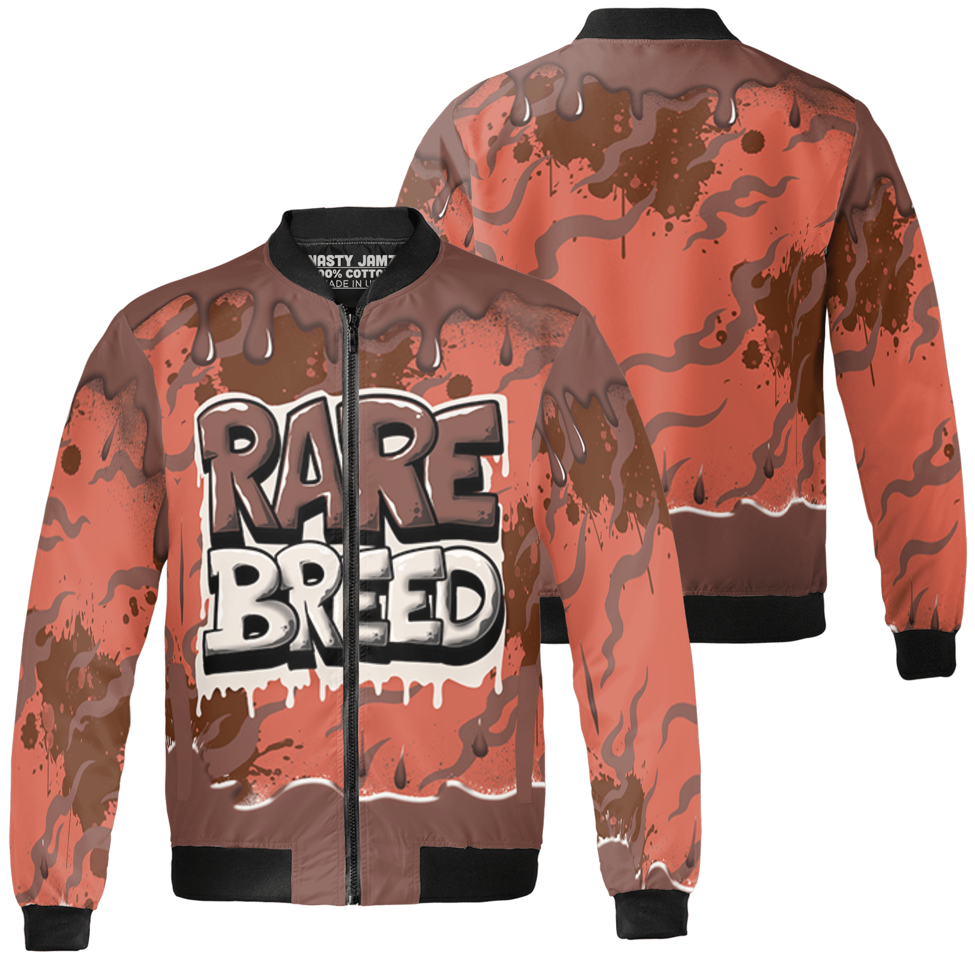 High OG Dusted Clay 1s Jacket Match Rare Breed 3D All-Over Print Drippin - NastyJamz