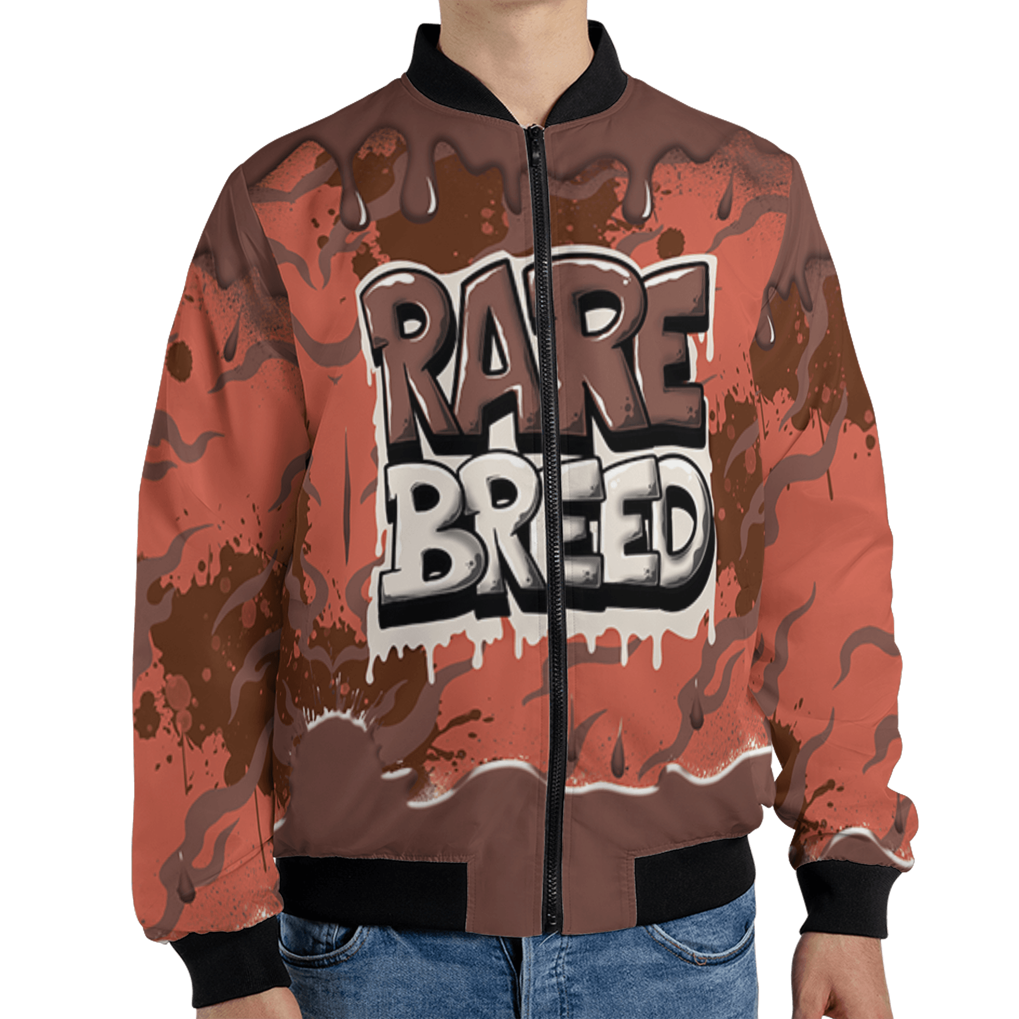 High OG Dusted Clay 1s Jacket Match Rare Breed 3D All-Over Print Drippin - NastyJamz