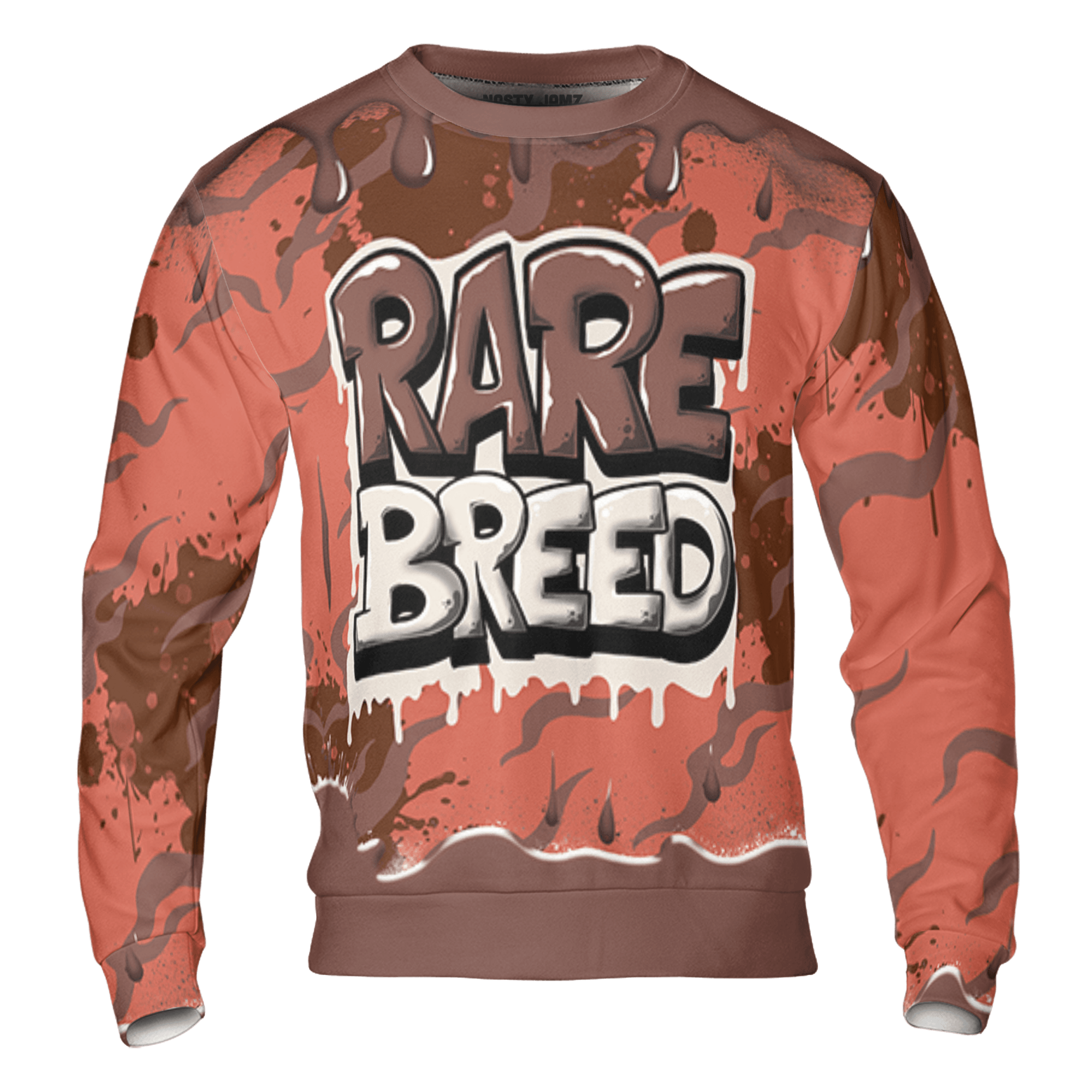 High OG Dusted Clay 1s Sweatshirt Match Rare Breed 3D All-Over Print Drippin - NastyJamz