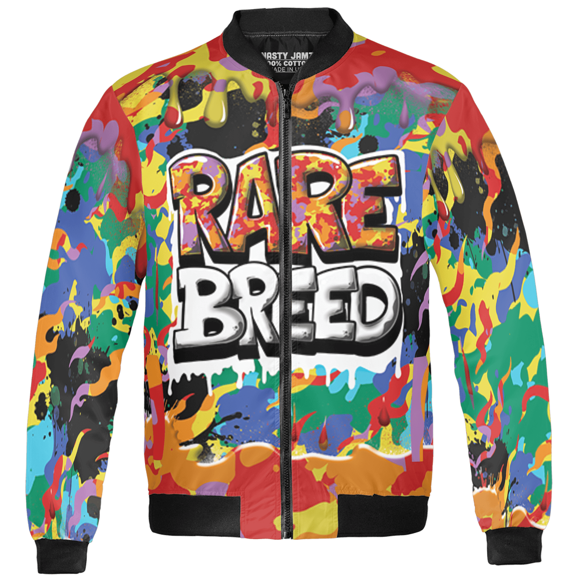 Mid GS Six Championships 1s Jacket Match Rare Breed 3D All-Over Print Drippin - NastyJamz