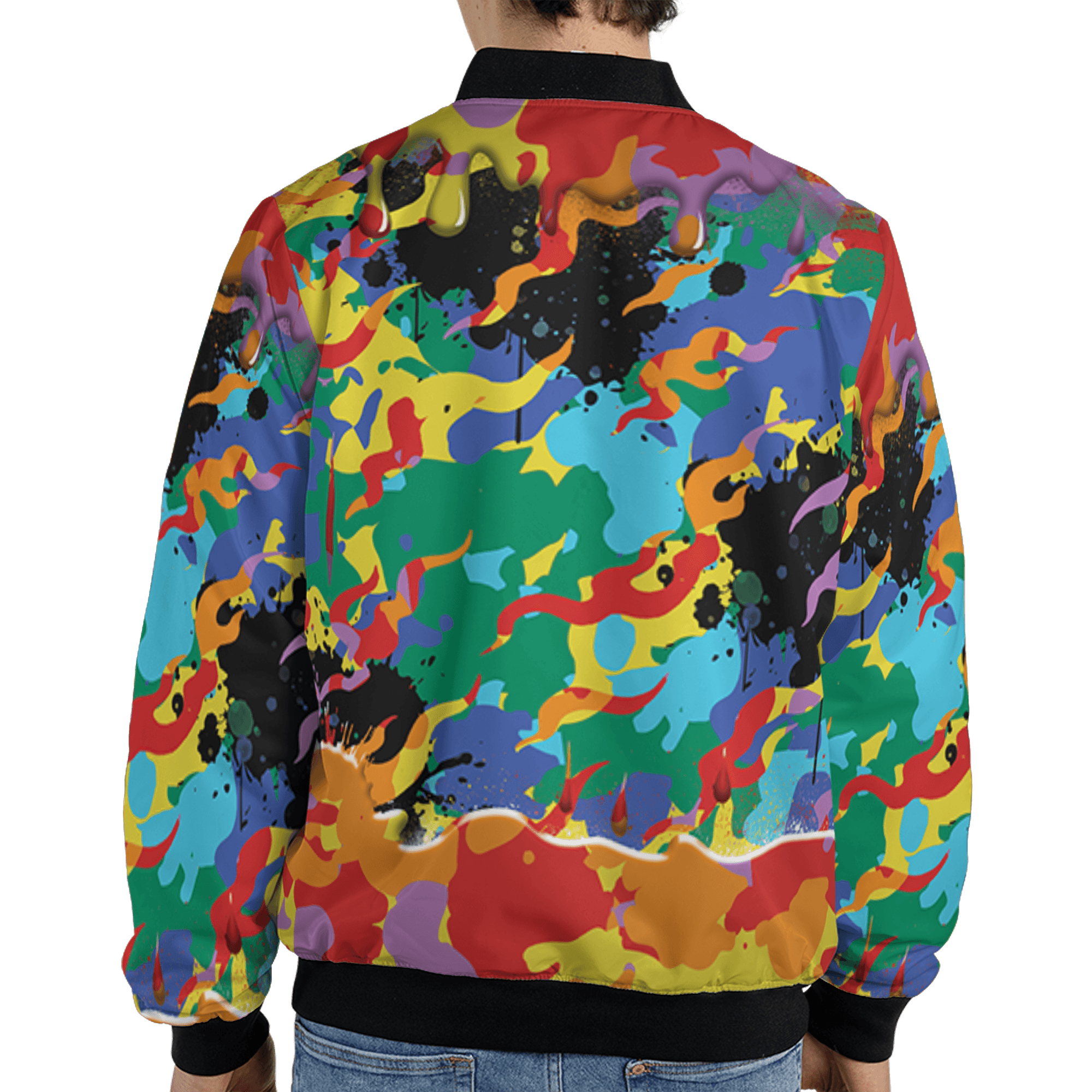 Mid GS Six Championships 1s Jacket Match Rare Breed 3D All-Over Print Drippin - NastyJamz