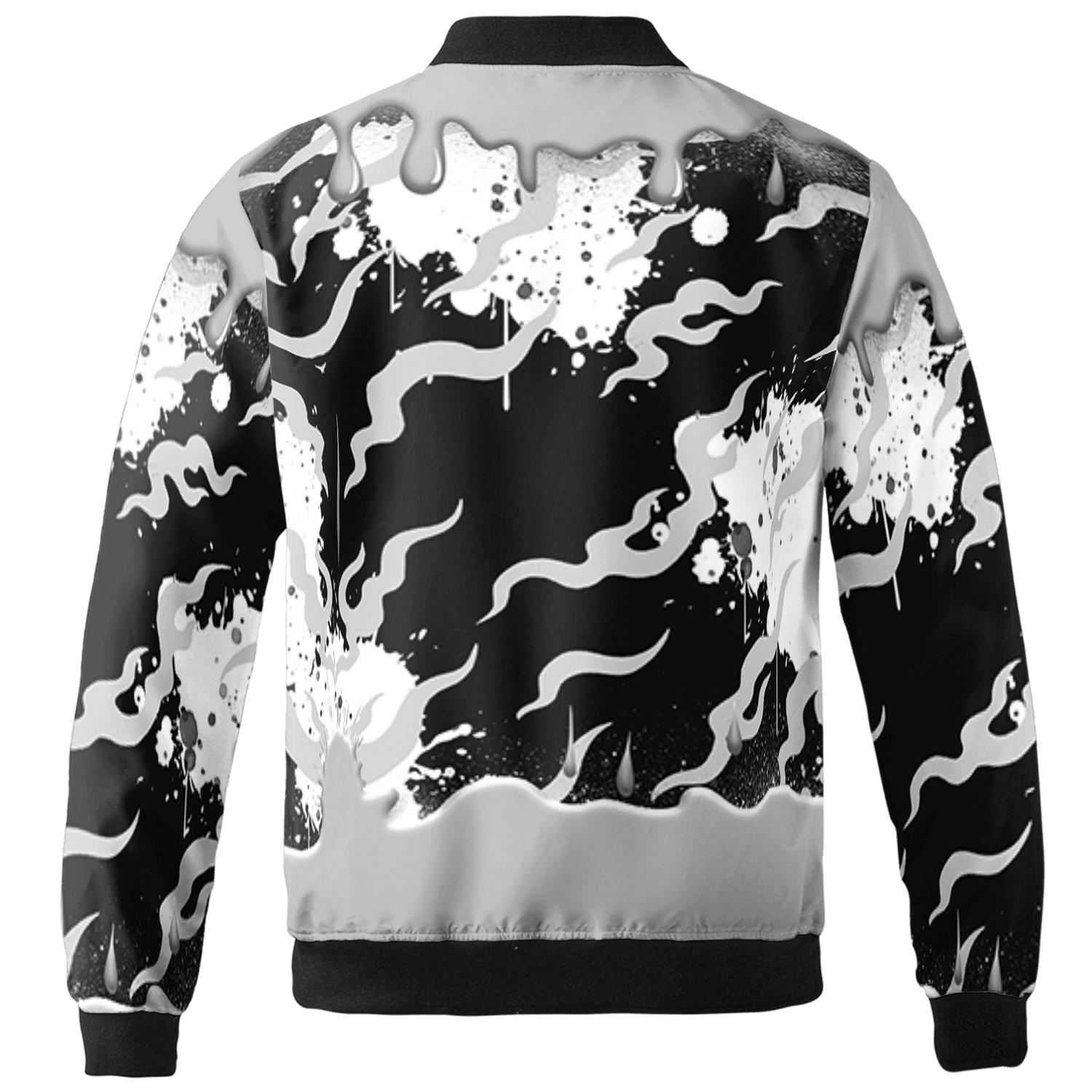 Retro High OG Black White 1s Jacket Match Rare Breed 3D All-Over Print Drippin - NastyJamz
