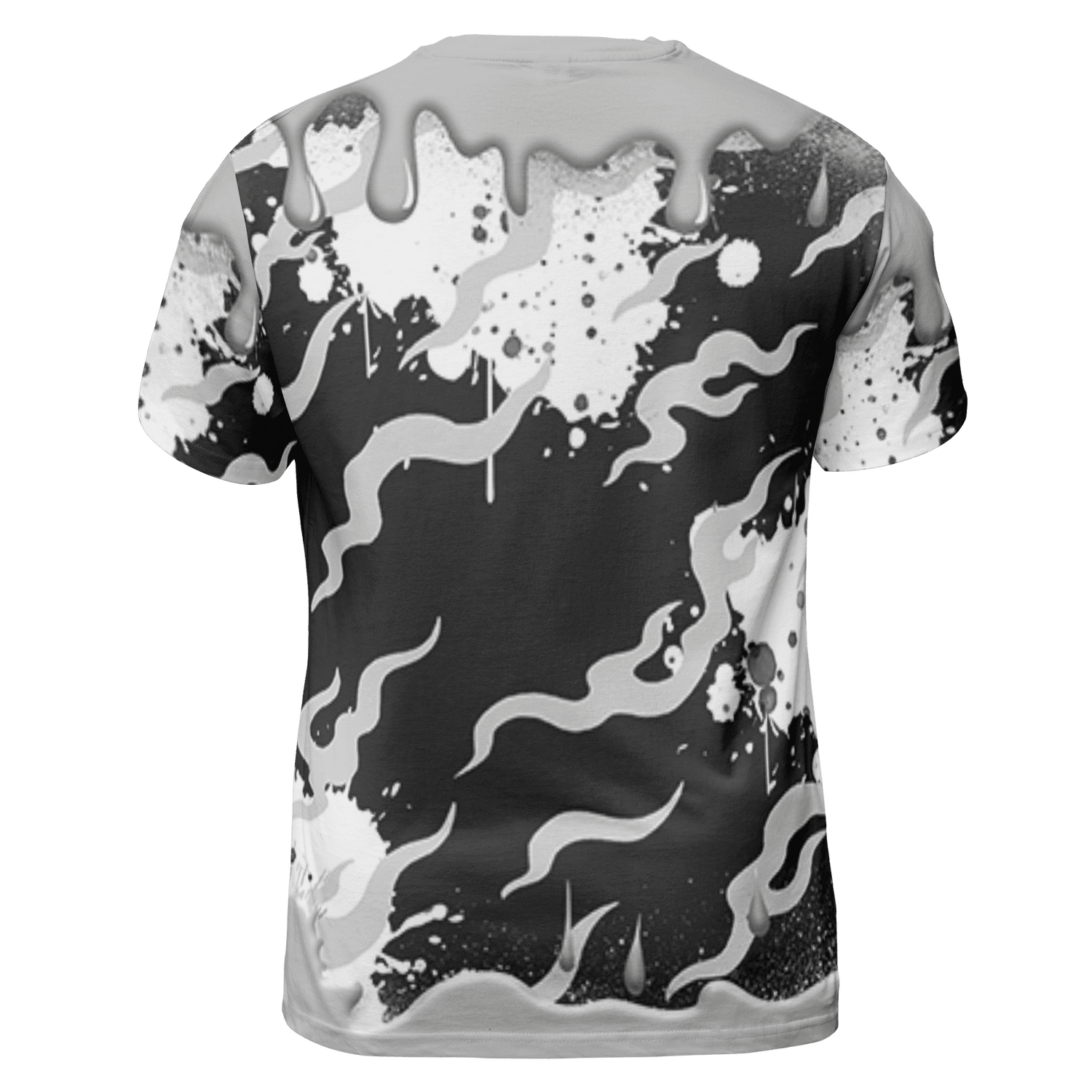 Retro High OG Black White 1s T Shirt Match Rare Breed 3D All-Over Print Drippin - NastyJamz