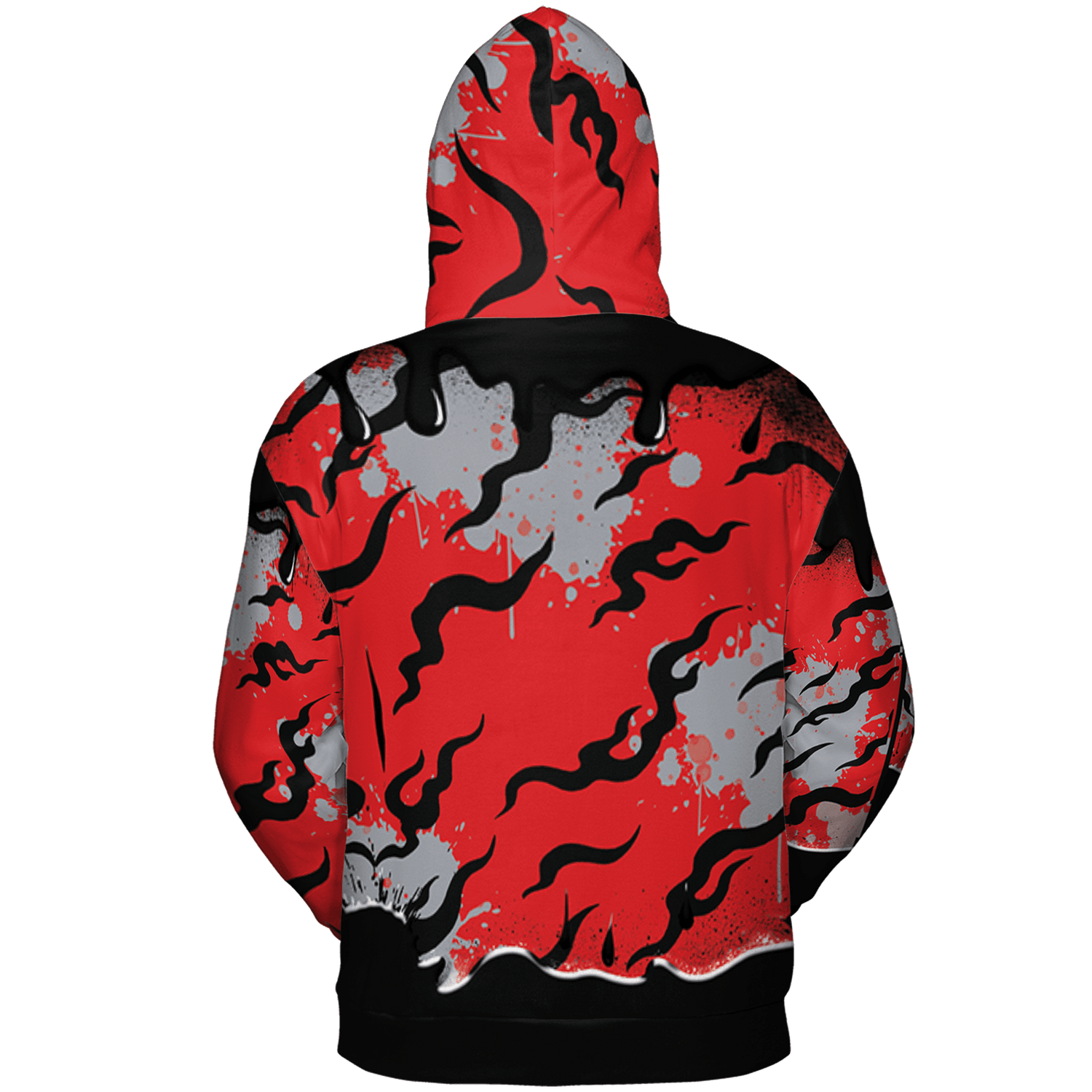 Bred Reimagined 4s Hoodie Match Rare Breed 3D All-Over Print Drippin - NastyJamz