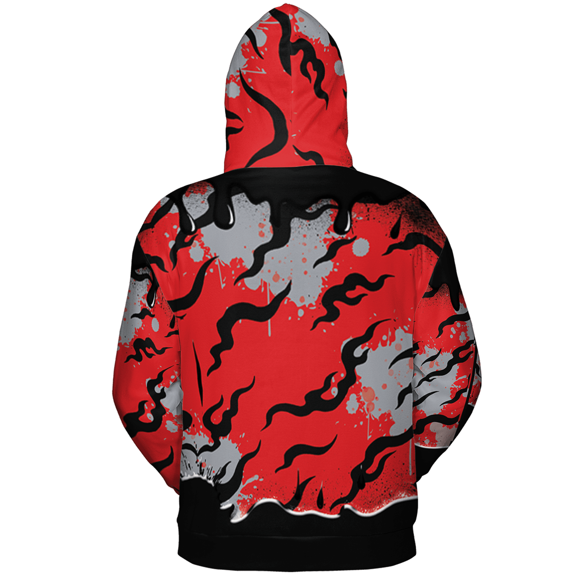 Bred Reimagined 4s Hoodie Match Rare Breed 3D All-Over Print Drippin - NastyJamz