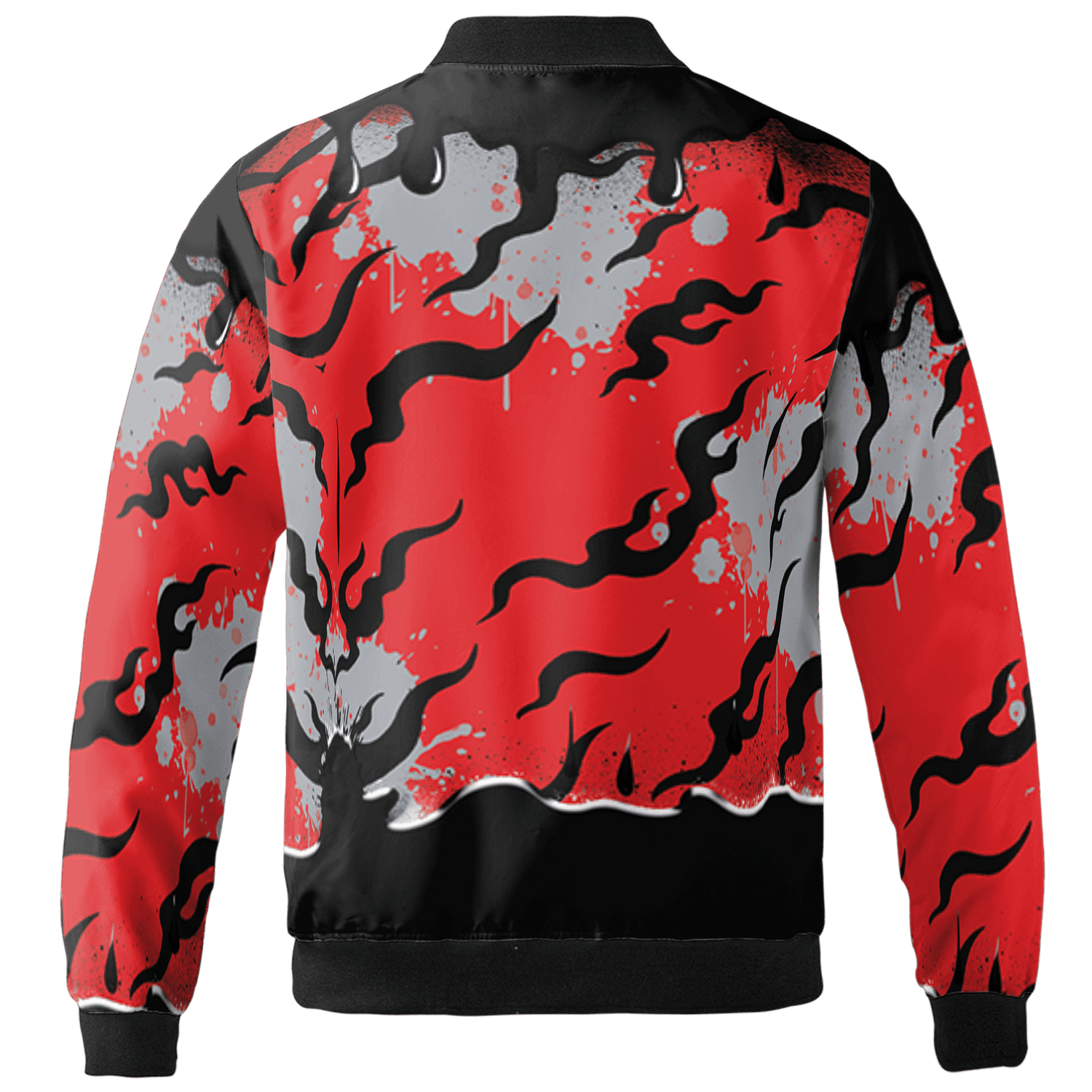 Bred Reimagined 4s Jacket Match Rare Breed 3D All-Over Print Drippin - NastyJamz