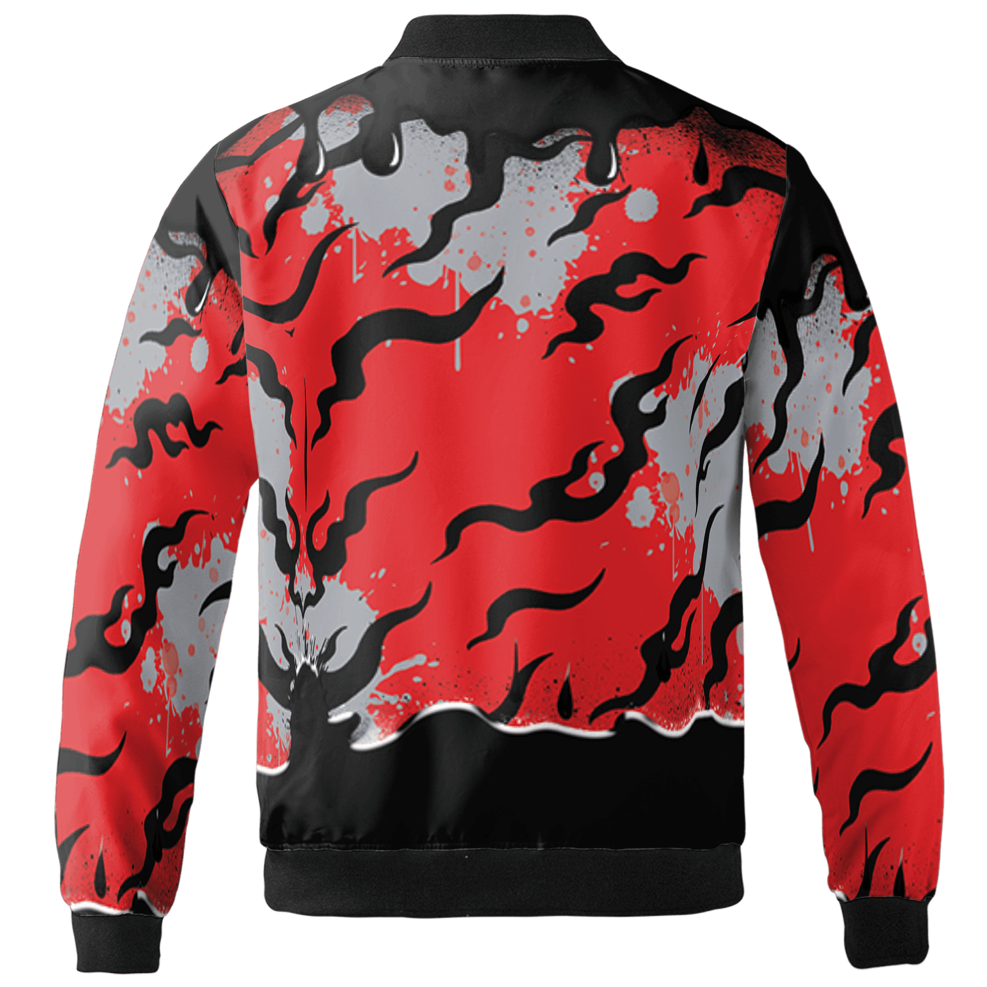 Bred Reimagined 4s Jacket Match Rare Breed 3D All-Over Print Drippin - NastyJamz