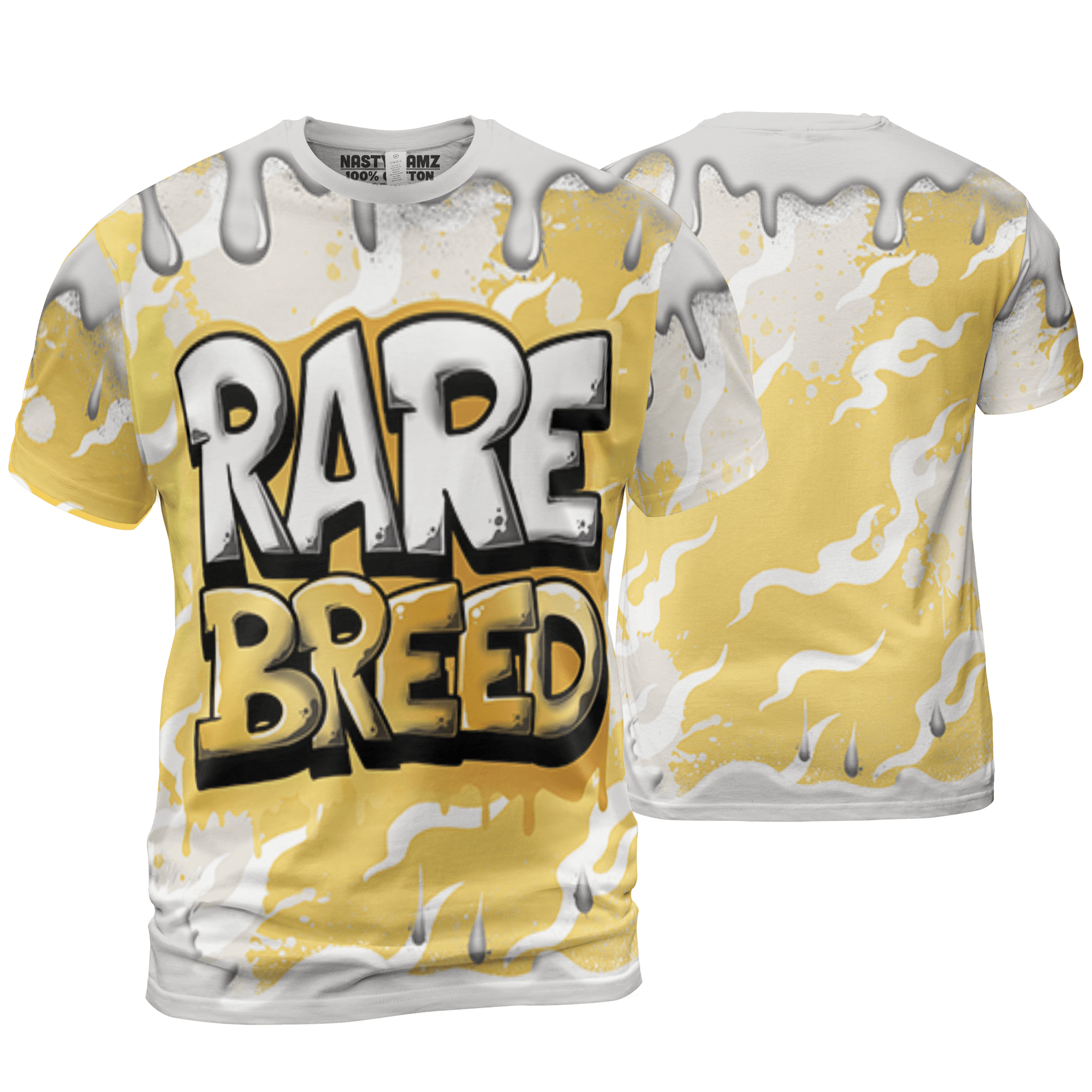 Sail 4s T Shirt Match Rare Breed 3D All-Over Print Drippin - NastyJamz