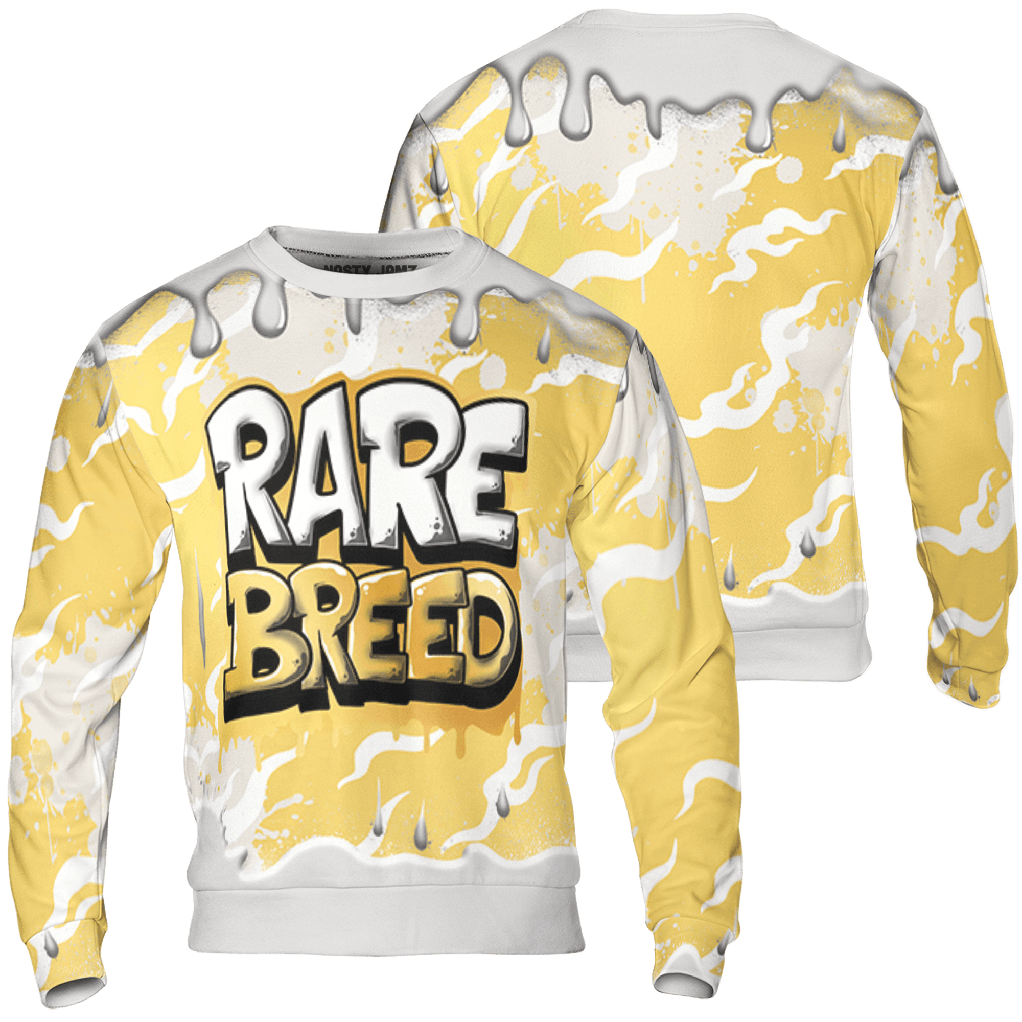 Sail 4s Sweatshirt Match Rare Breed 3D All-Over Print Drippin - NastyJamz