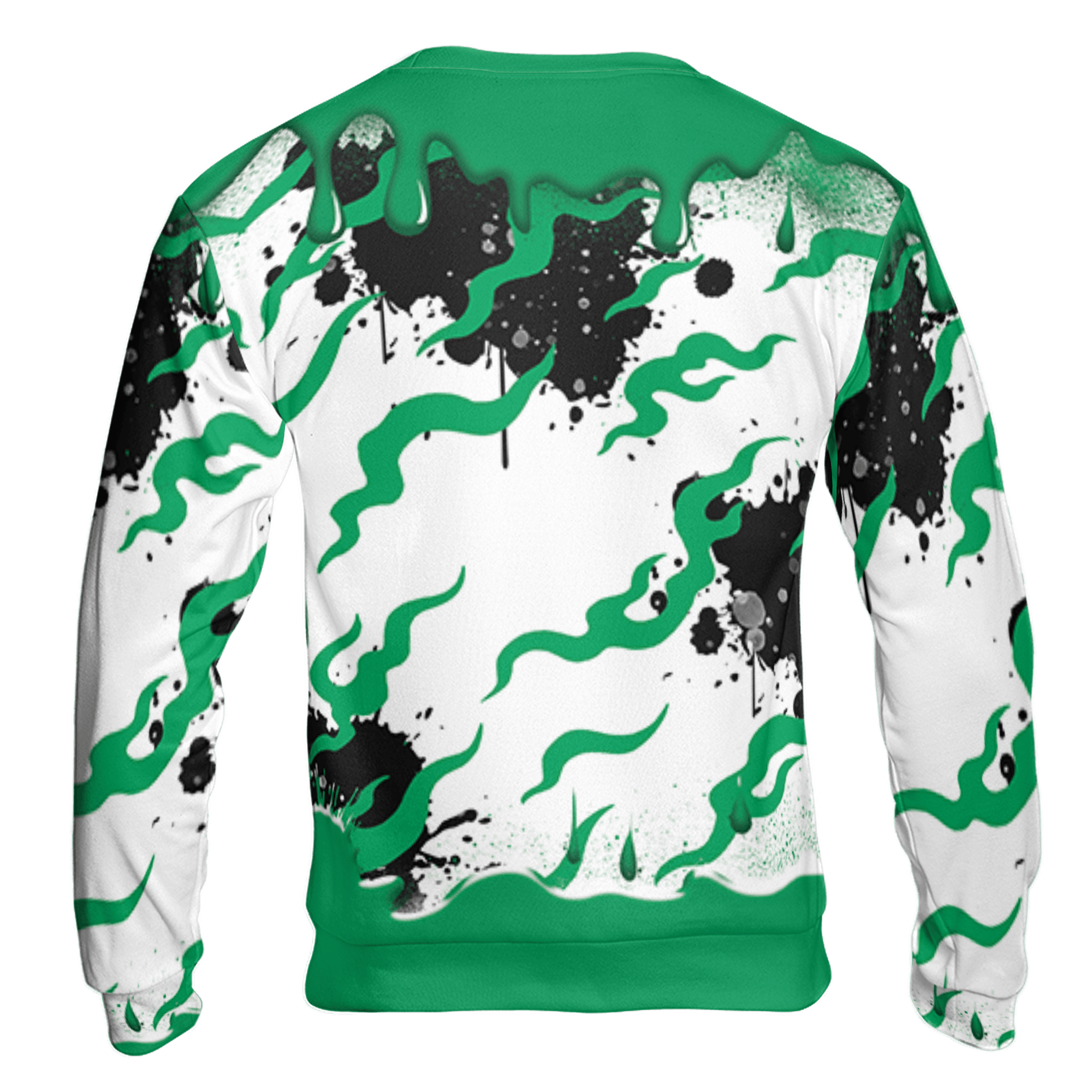 Lucky Green 5s Sweatshirt Match Rare Breed 3D All-Over Print Drippin - NastyJamz