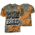 Olive 5s T Shirt Match Rare Breed 3D All-Over Print Drippin - NastyJamz