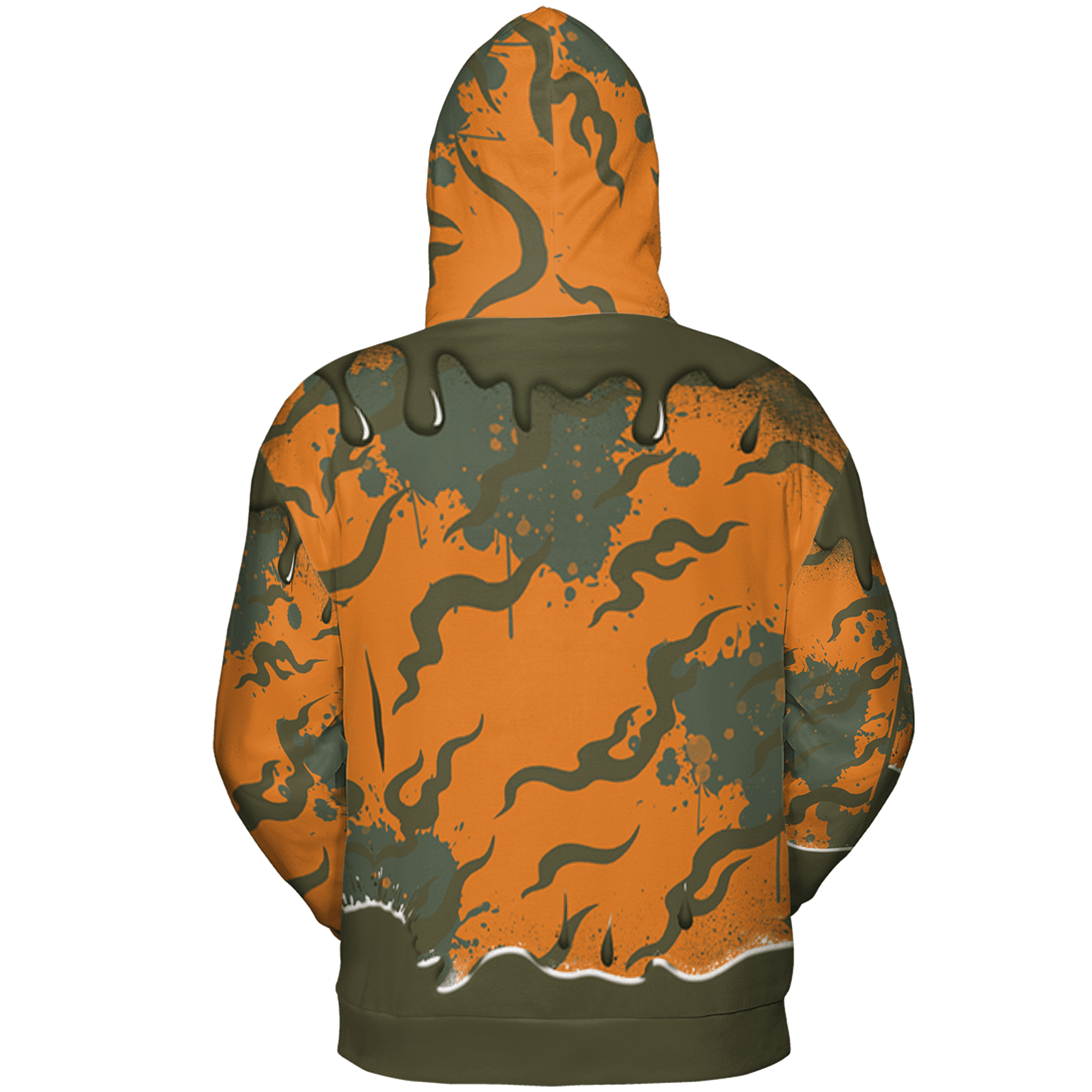Olive 5s Hoodie Match Rare Breed 3D All-Over Print Drippin - NastyJamz