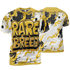 Yellow Ochre 6s T Shirt Match Rare Breed 3D All-Over Print Drippin - NastyJamz