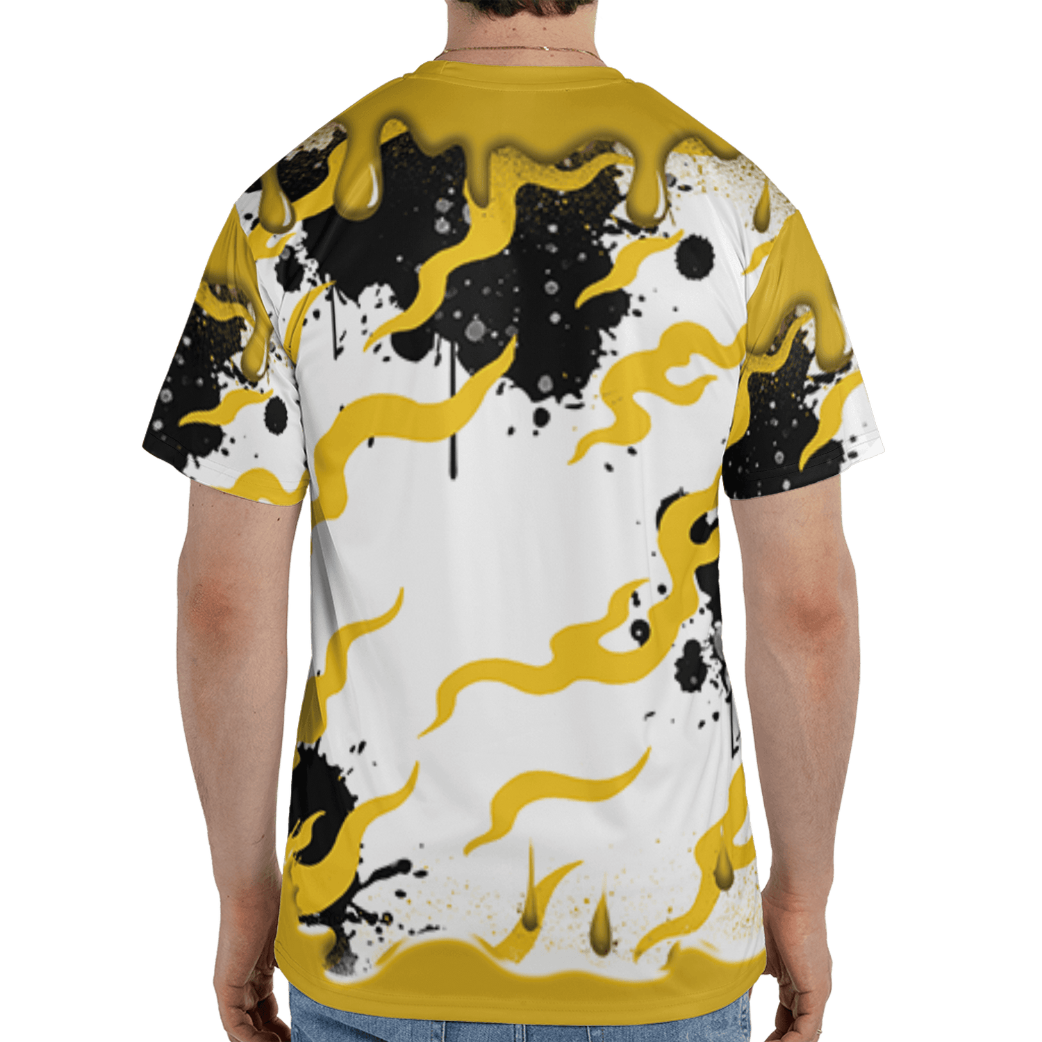Yellow Ochre 6s T Shirt Match Rare Breed 3D All-Over Print Drippin - NastyJamz