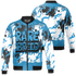 Powder Blue 9s Jacket Match Rare Breed 3D All-Over Print Drippin - NastyJamz