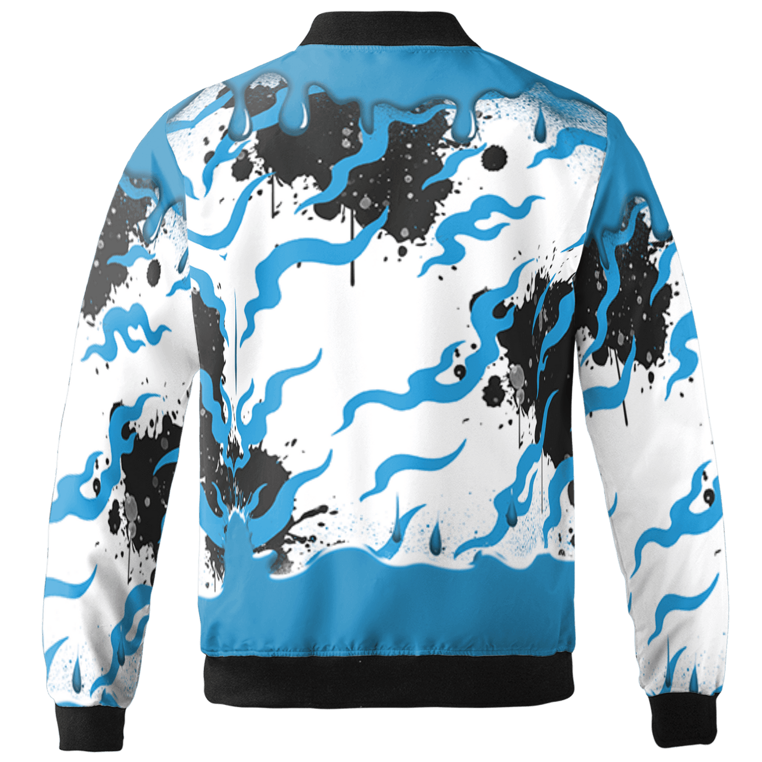 Powder Blue 9s Jacket Match Rare Breed 3D All-Over Print Drippin - NastyJamz