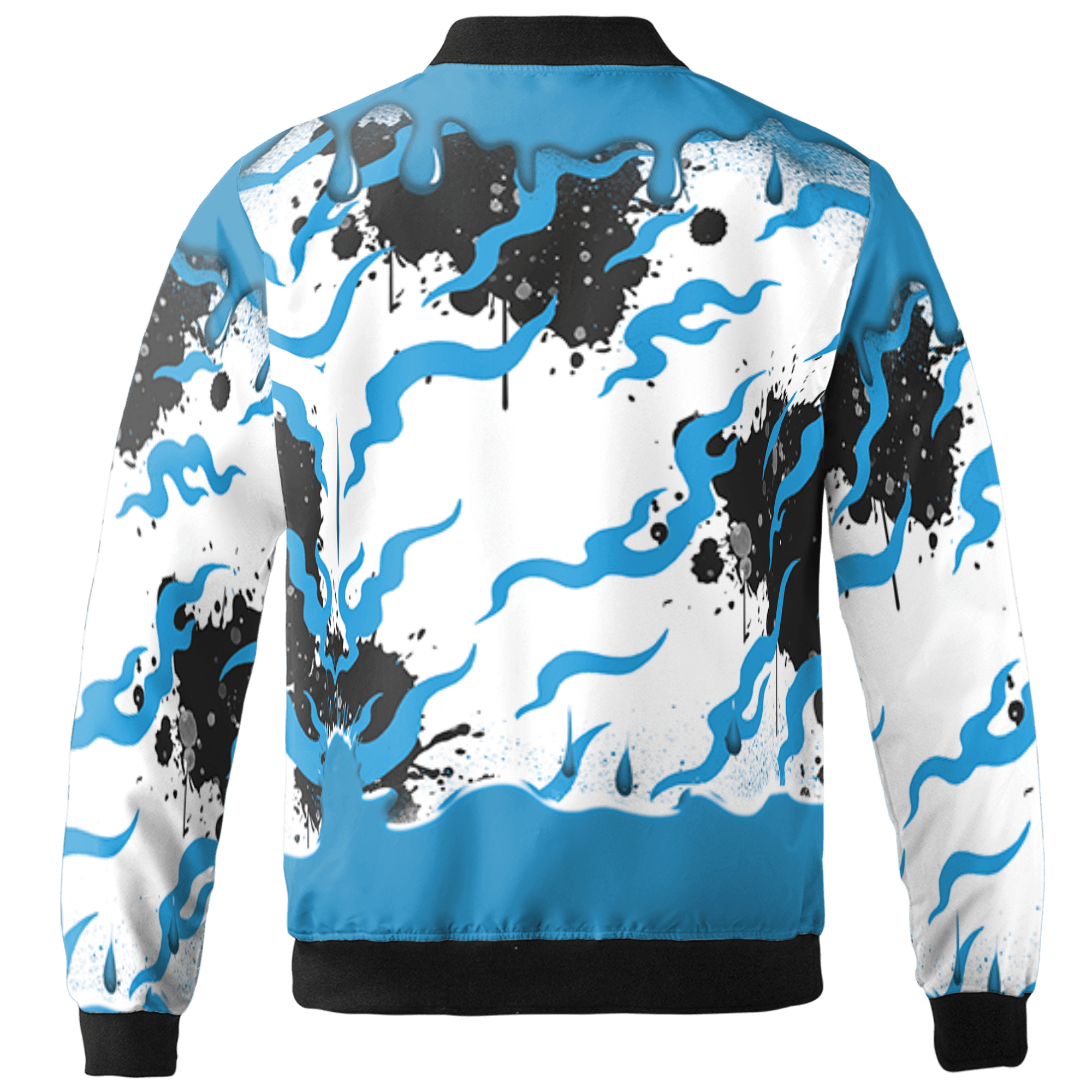 Powder Blue 9s Jacket Match Rare Breed 3D All-Over Print Drippin - NastyJamz