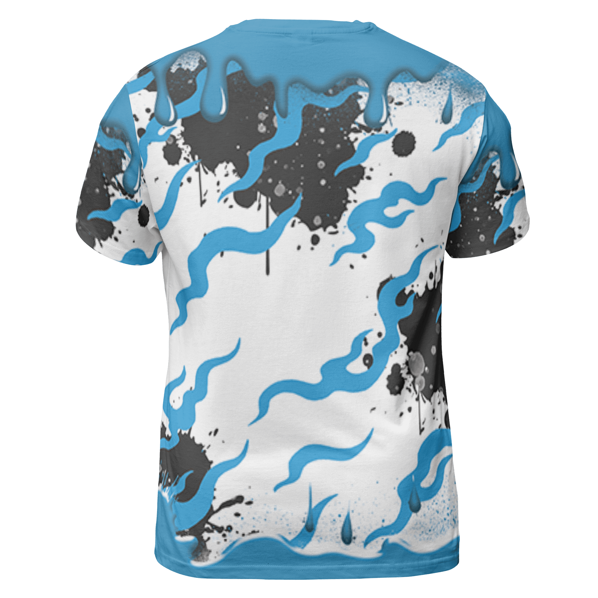 Powder Blue 9s T Shirt Match Rare Breed 3D All-Over Print Drippin - NastyJamz