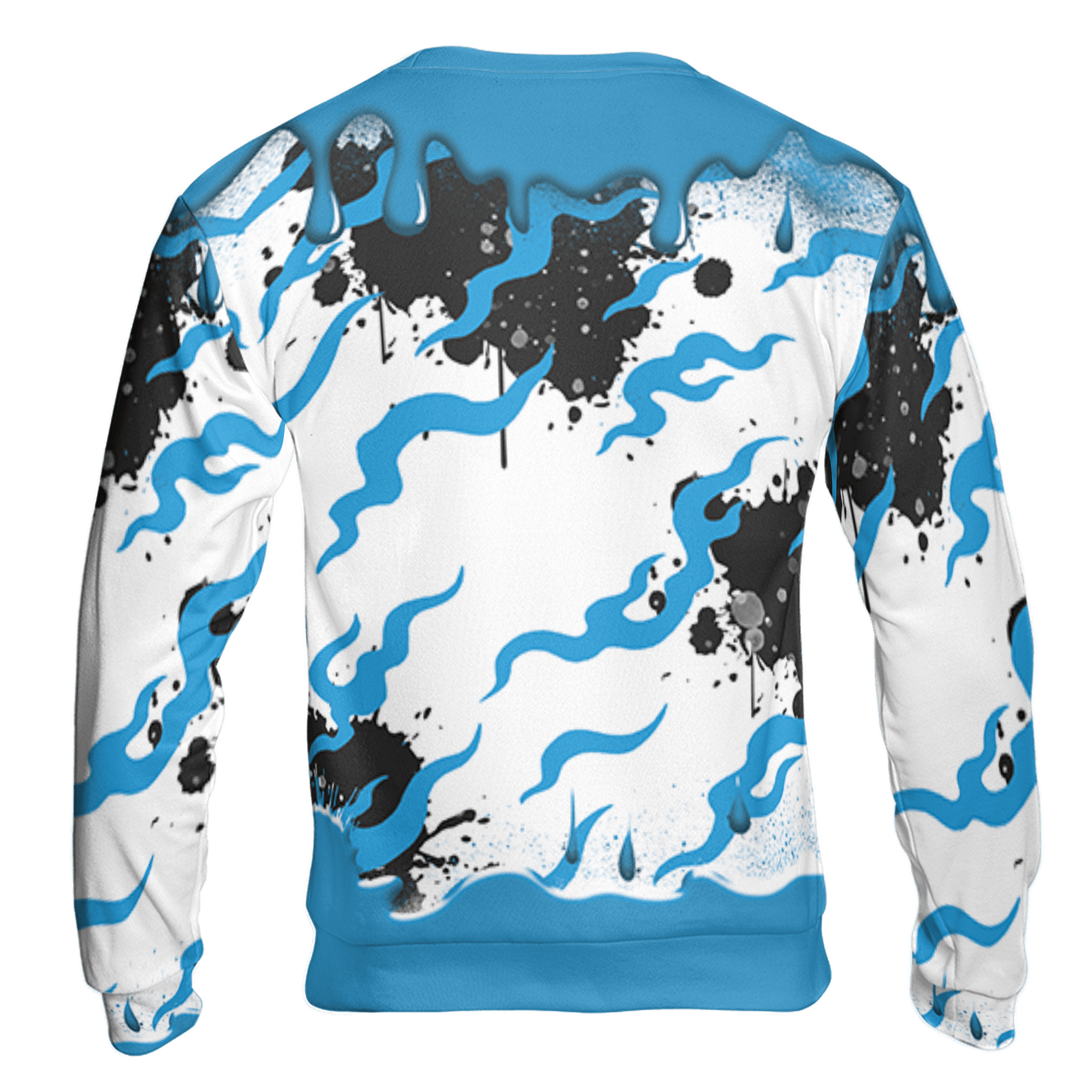 Powder Blue 9s Sweatshirt Match Rare Breed 3D All-Over Print Drippin - NastyJamz