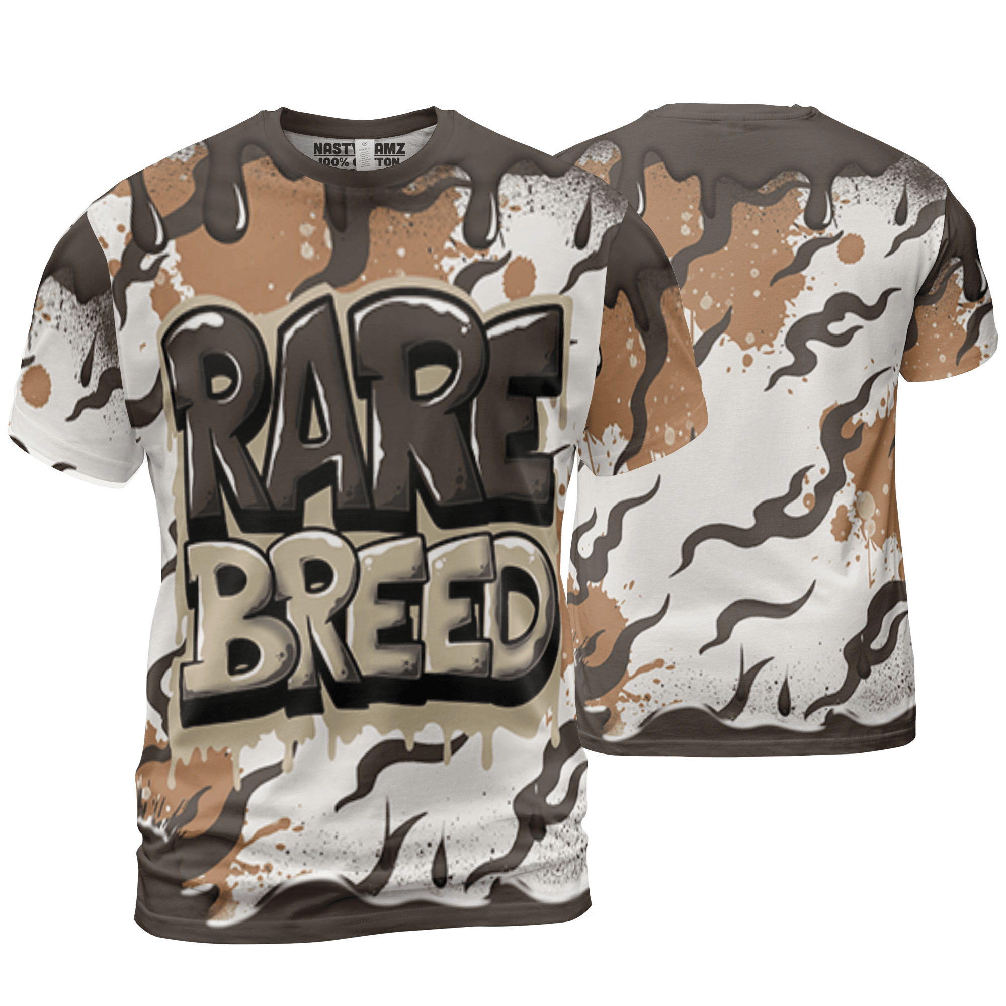 Jumpman Jack T Shirt Match Rare Breed 3D All-Over Print Drippin - NastyJamz