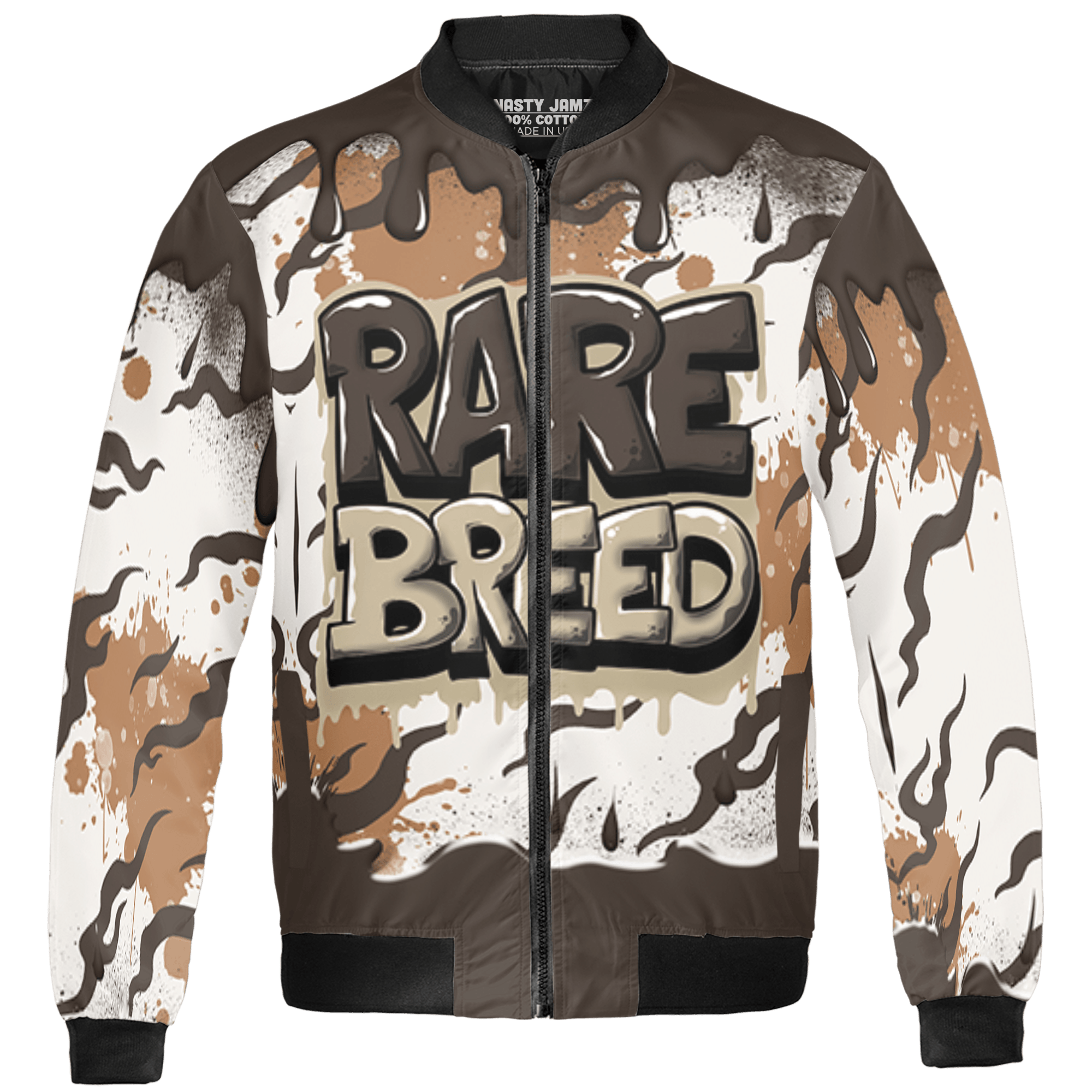 Jumpman Jack Jacket Match Rare Breed 3D All-Over Print Drippin - NastyJamz