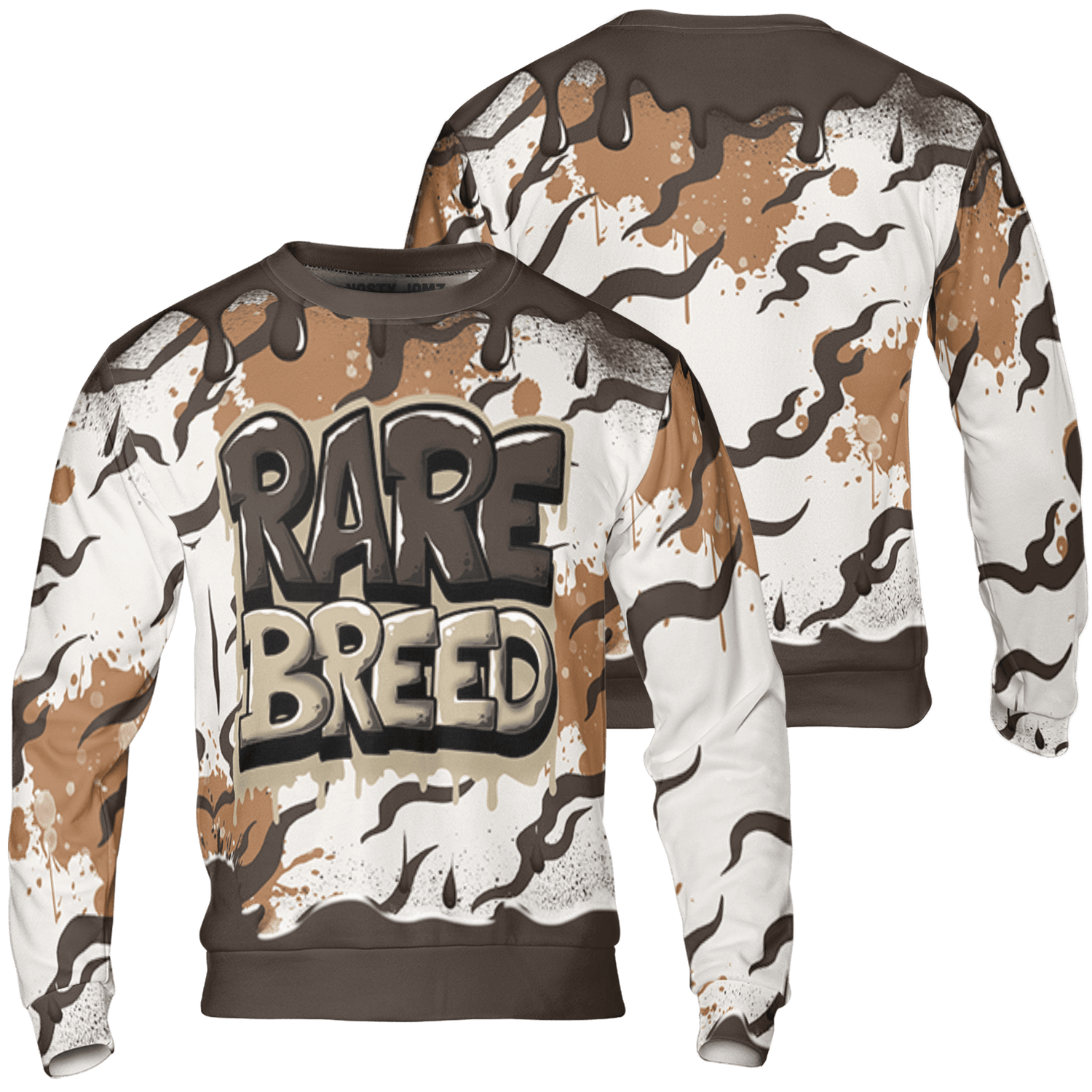 Jumpman Jack Sweatshirt Match Rare Breed 3D All-Over Print Drippin - NastyJamz