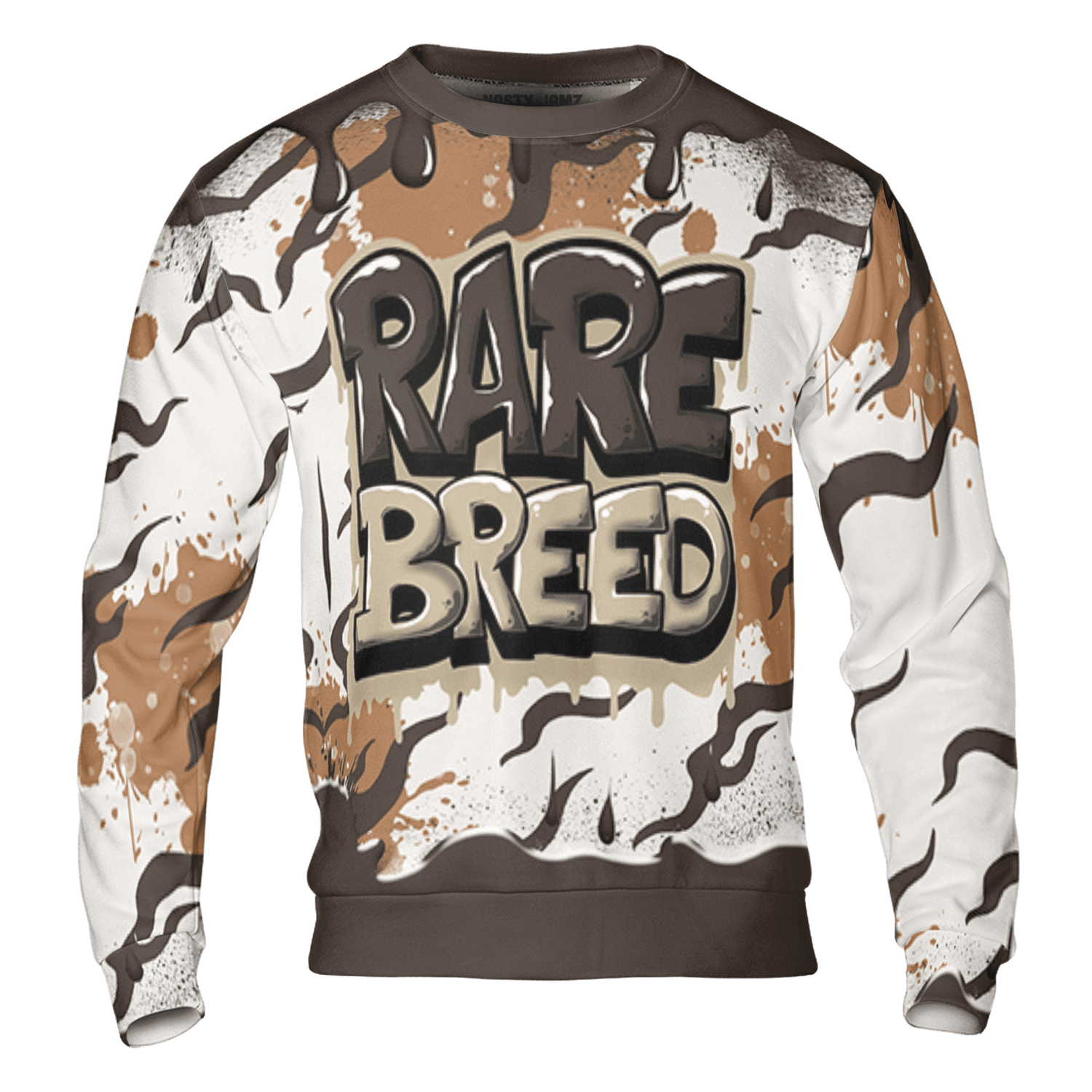 Jumpman Jack Sweatshirt Match Rare Breed 3D All-Over Print Drippin - NastyJamz