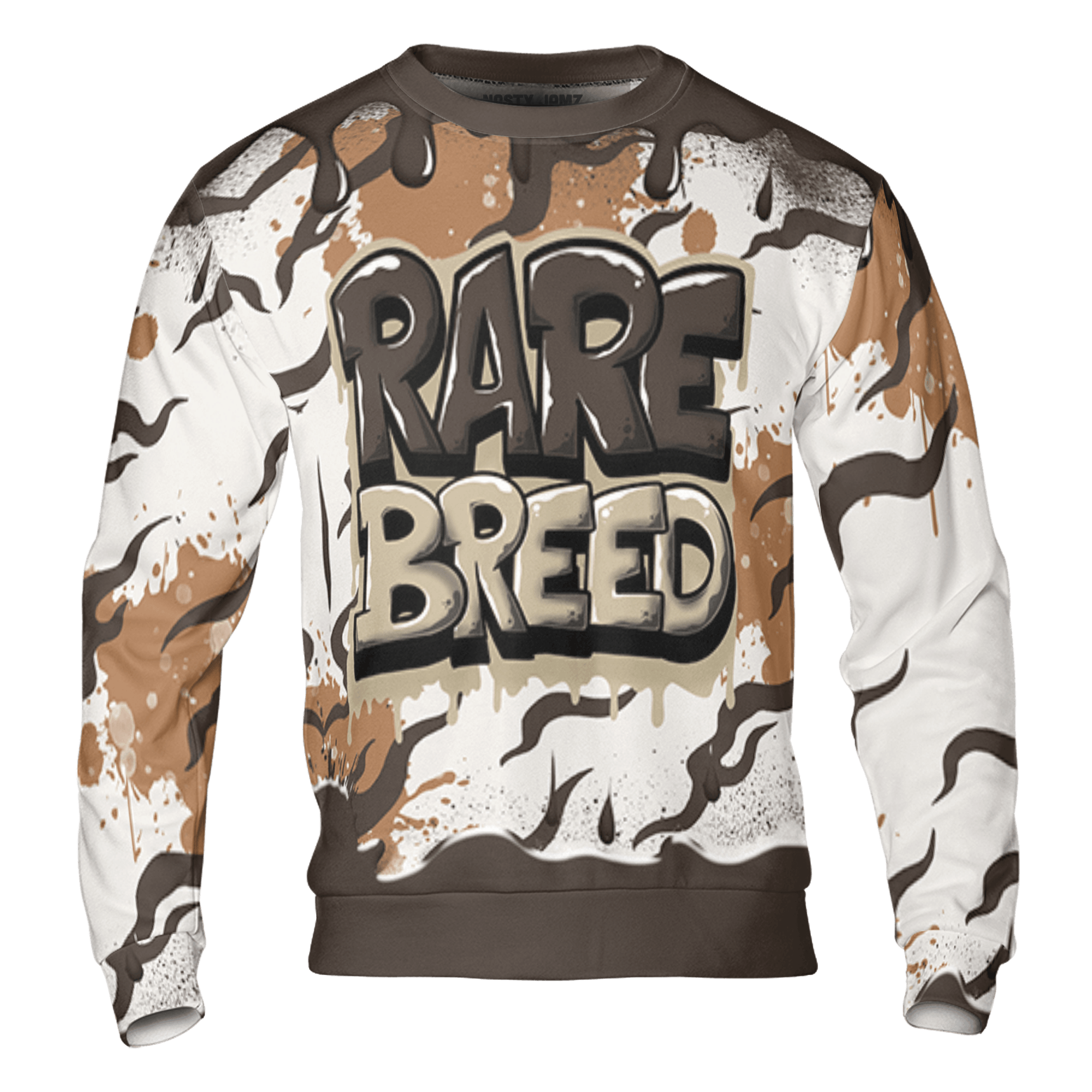 Jumpman Jack Sweatshirt Match Rare Breed 3D All-Over Print Drippin - NastyJamz