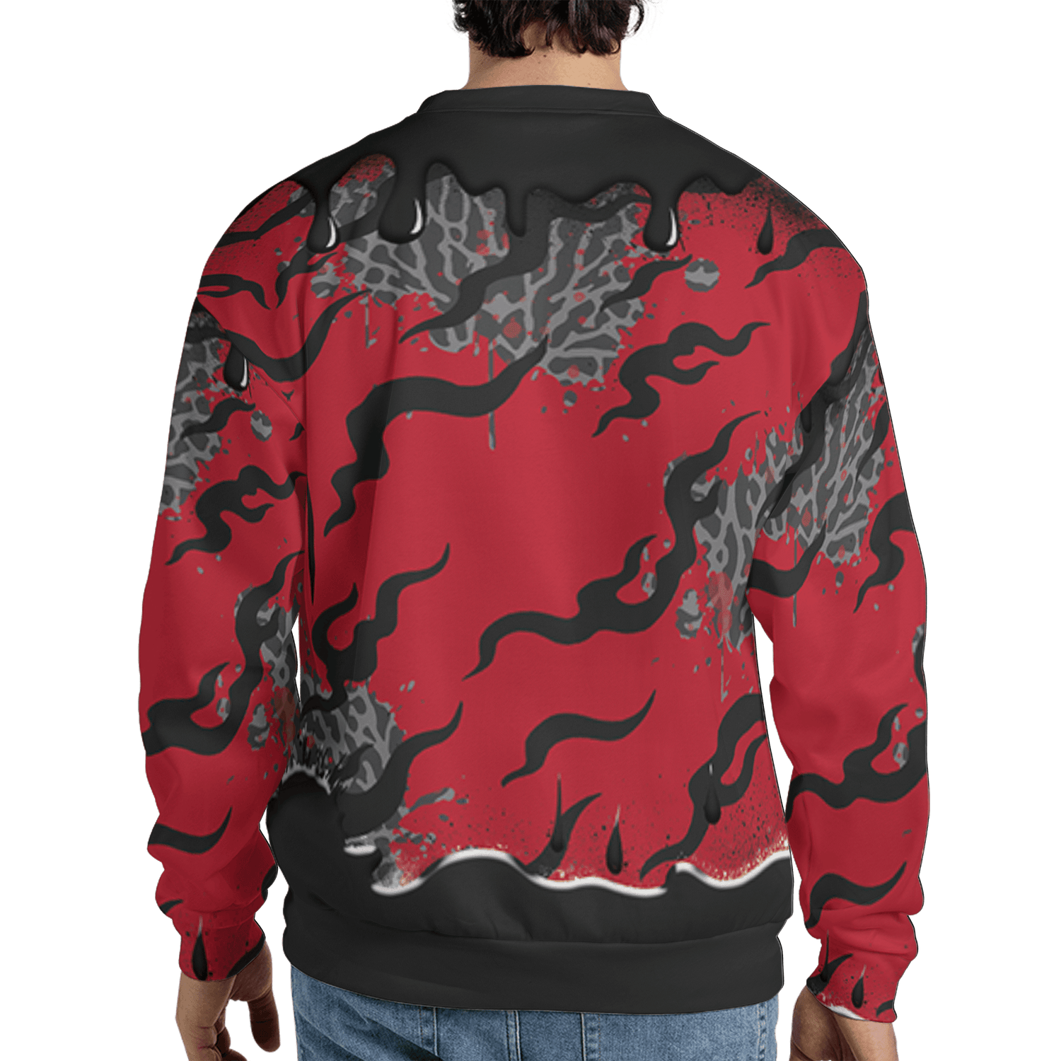 Spizike Low Bred Sweatshirt Match Rare Breed 3D All-Over Print Drippin - NastyJamz