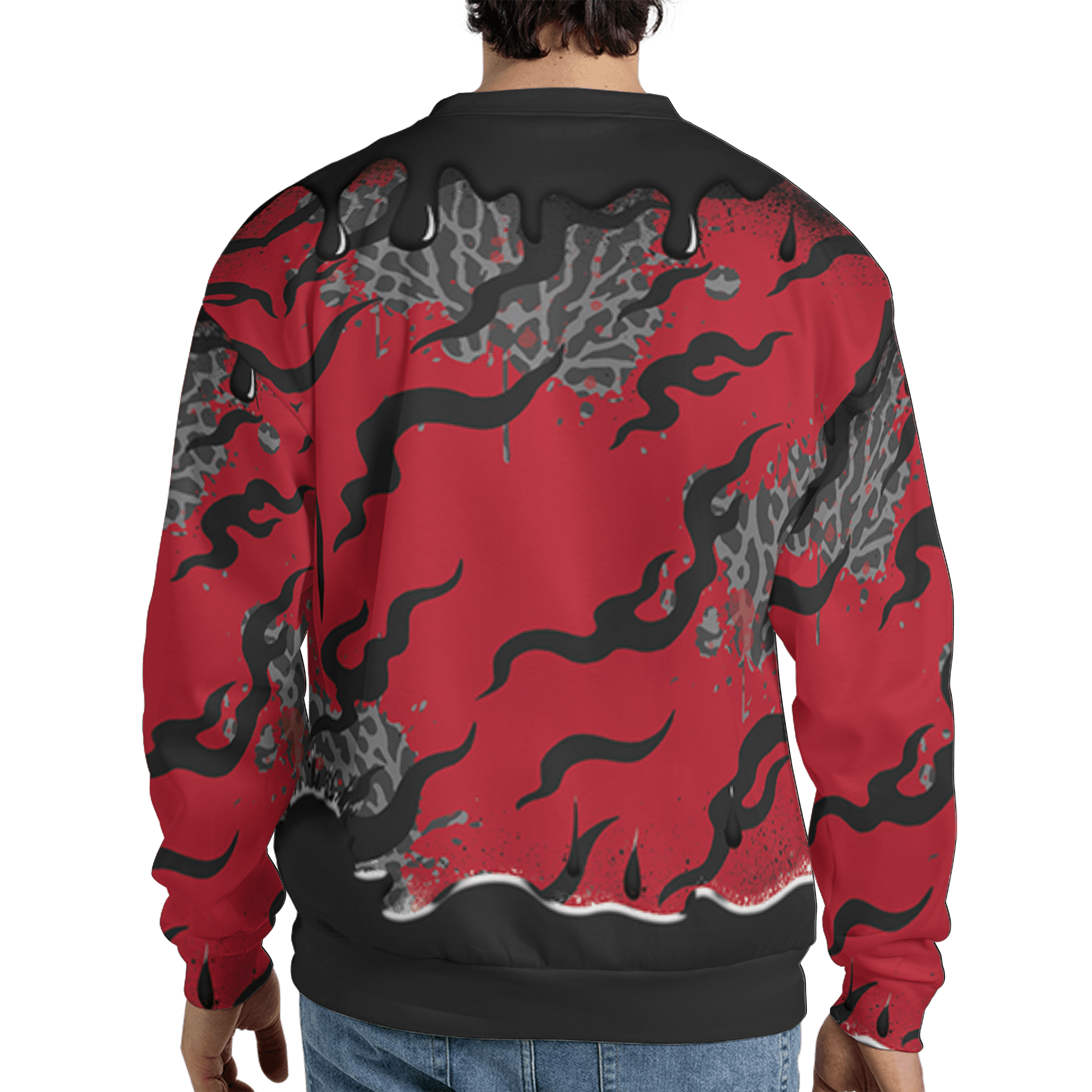 Spizike Low Bred Sweatshirt Match Rare Breed 3D All-Over Print Drippin - NastyJamz