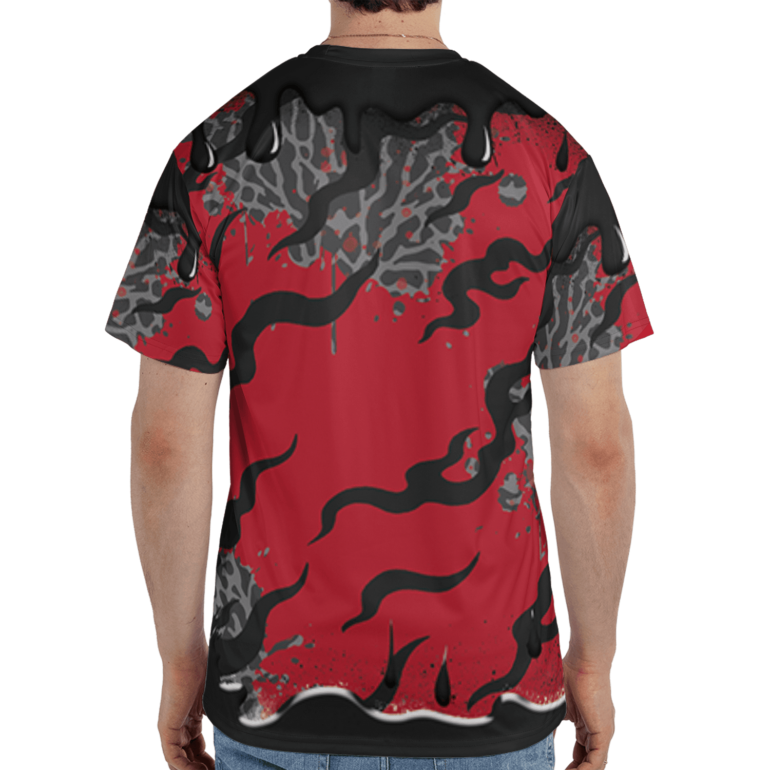 Spizike Low Bred T Shirt Match Rare Breed 3D All-Over Print Drippin - NastyJamz