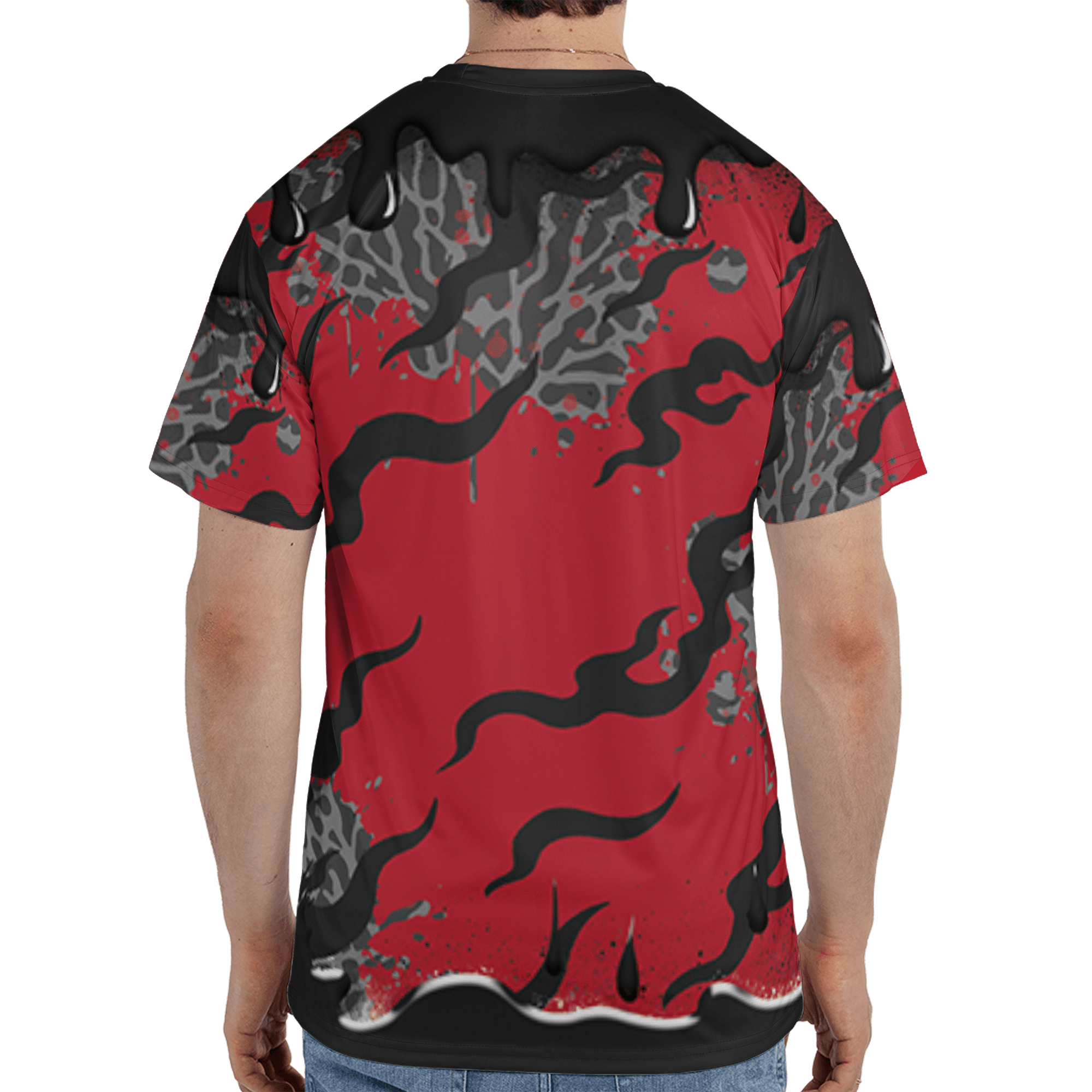 Spizike Low Bred T Shirt Match Rare Breed 3D All-Over Print Drippin - NastyJamz