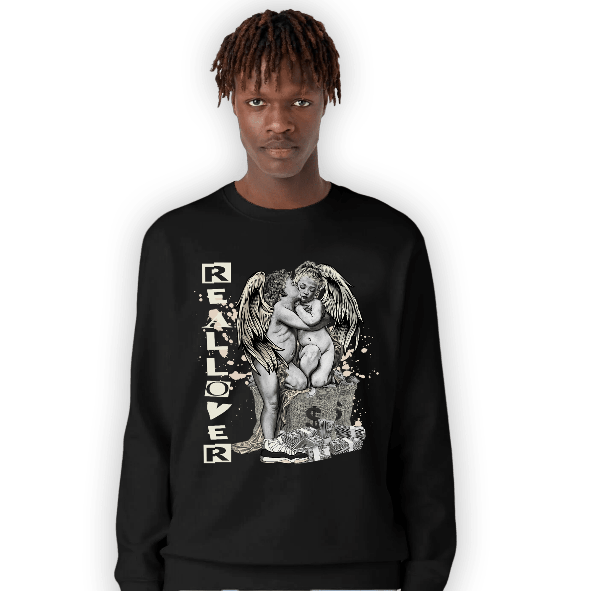 Neapolitan 11s Sweatshirt Match Real Lover Angel - NastyJamz
