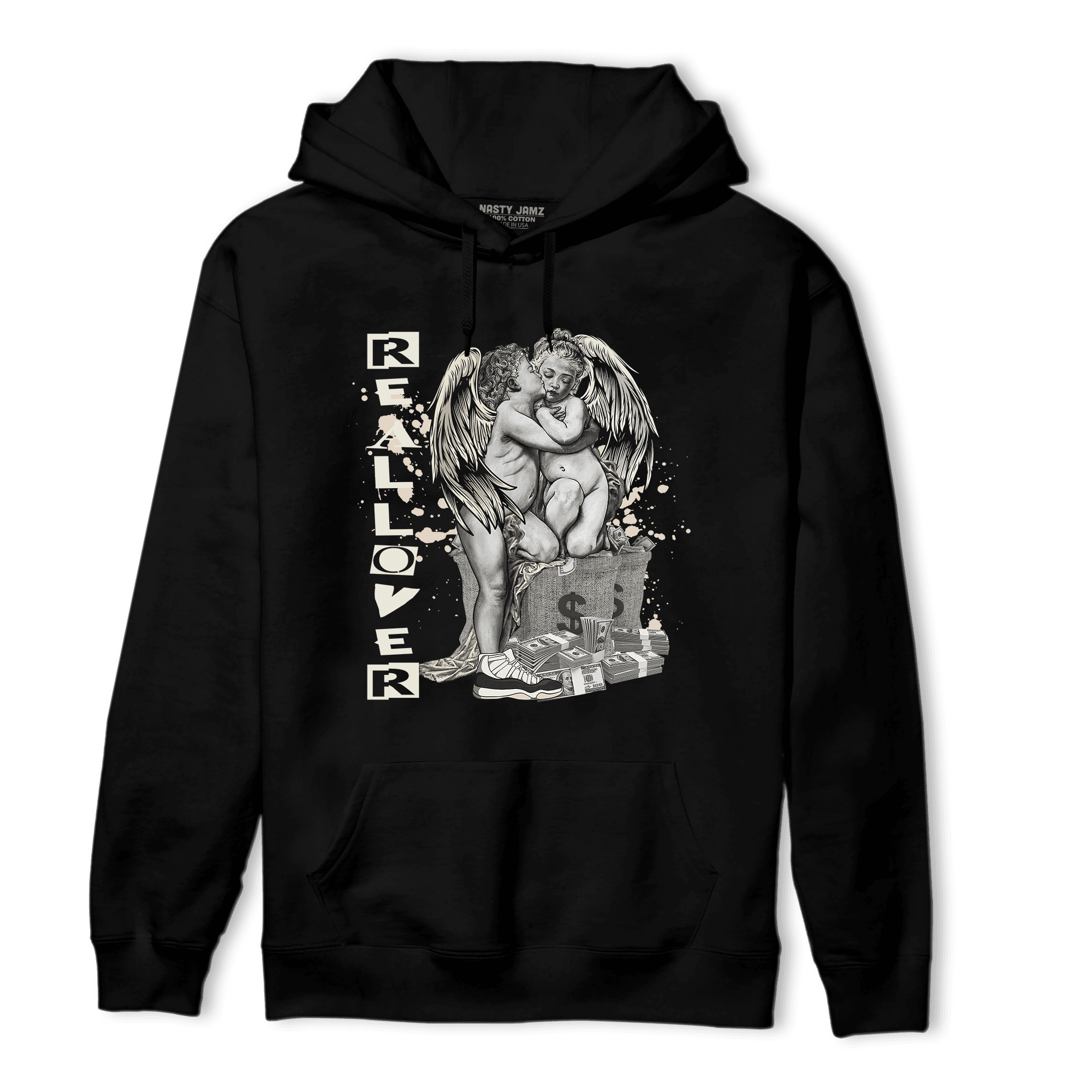 Neapolitan 11s Hoodie Match Real Lover Angel - NastyJamz