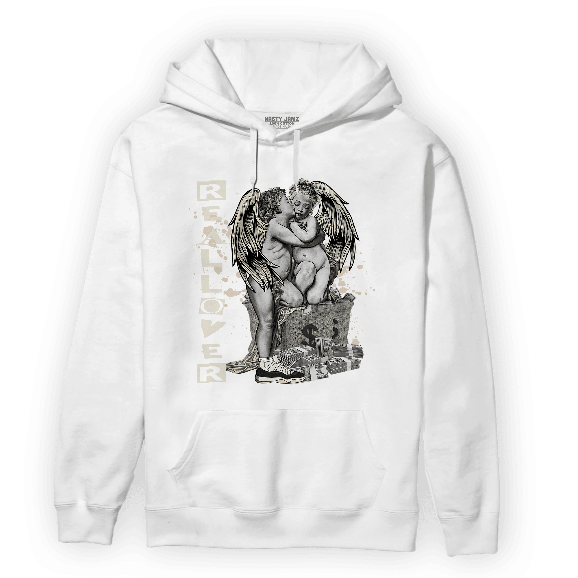 Neapolitan 11s Hoodie Match Real Lover Angel - NastyJamz