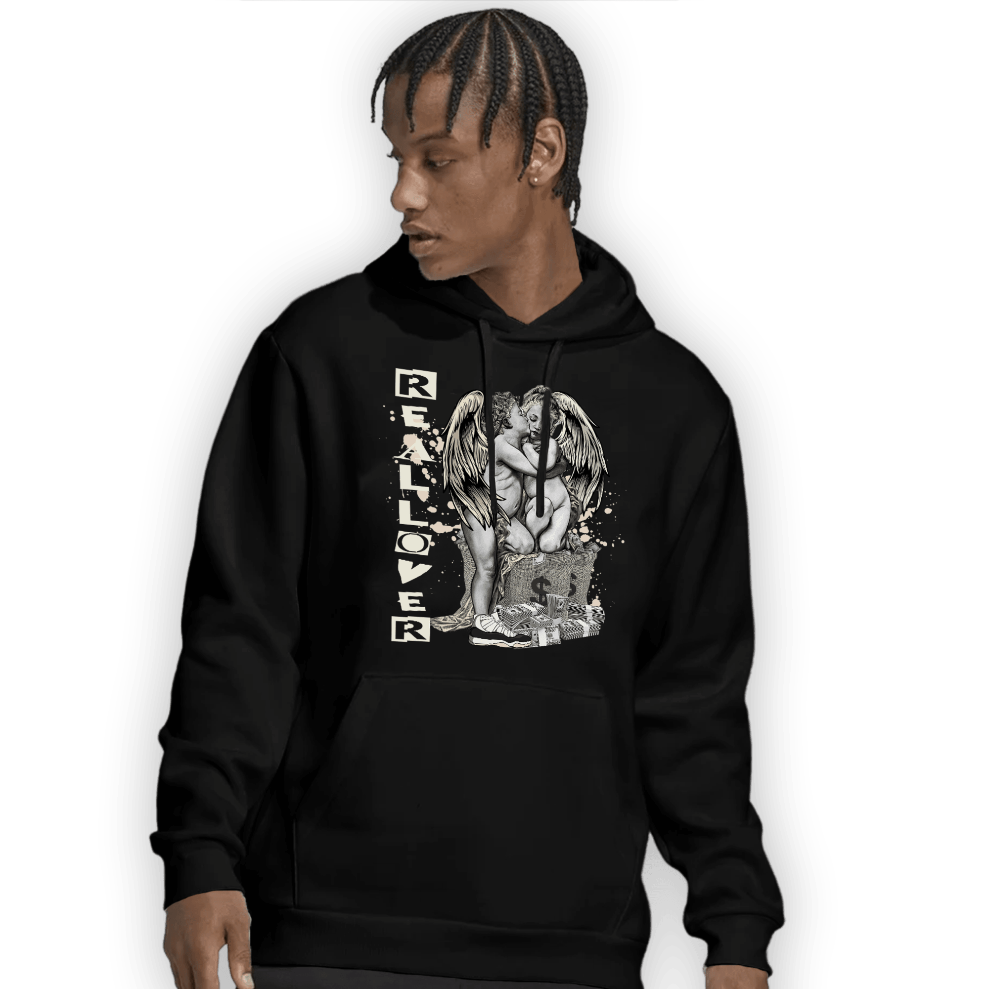 Neapolitan 11s Hoodie Match Real Lover Angel - NastyJamz