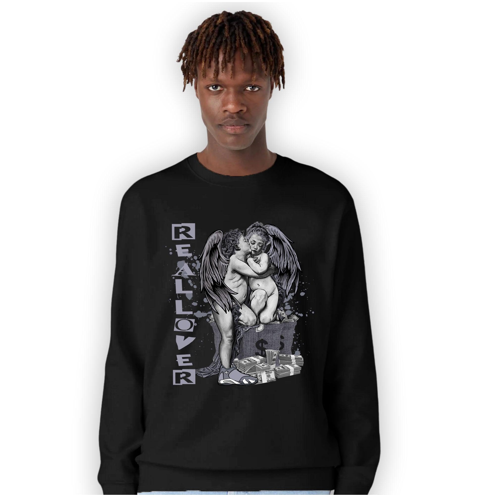 Stealth 14s Sweatshirt Match Real Lover Angel - NastyJamz
