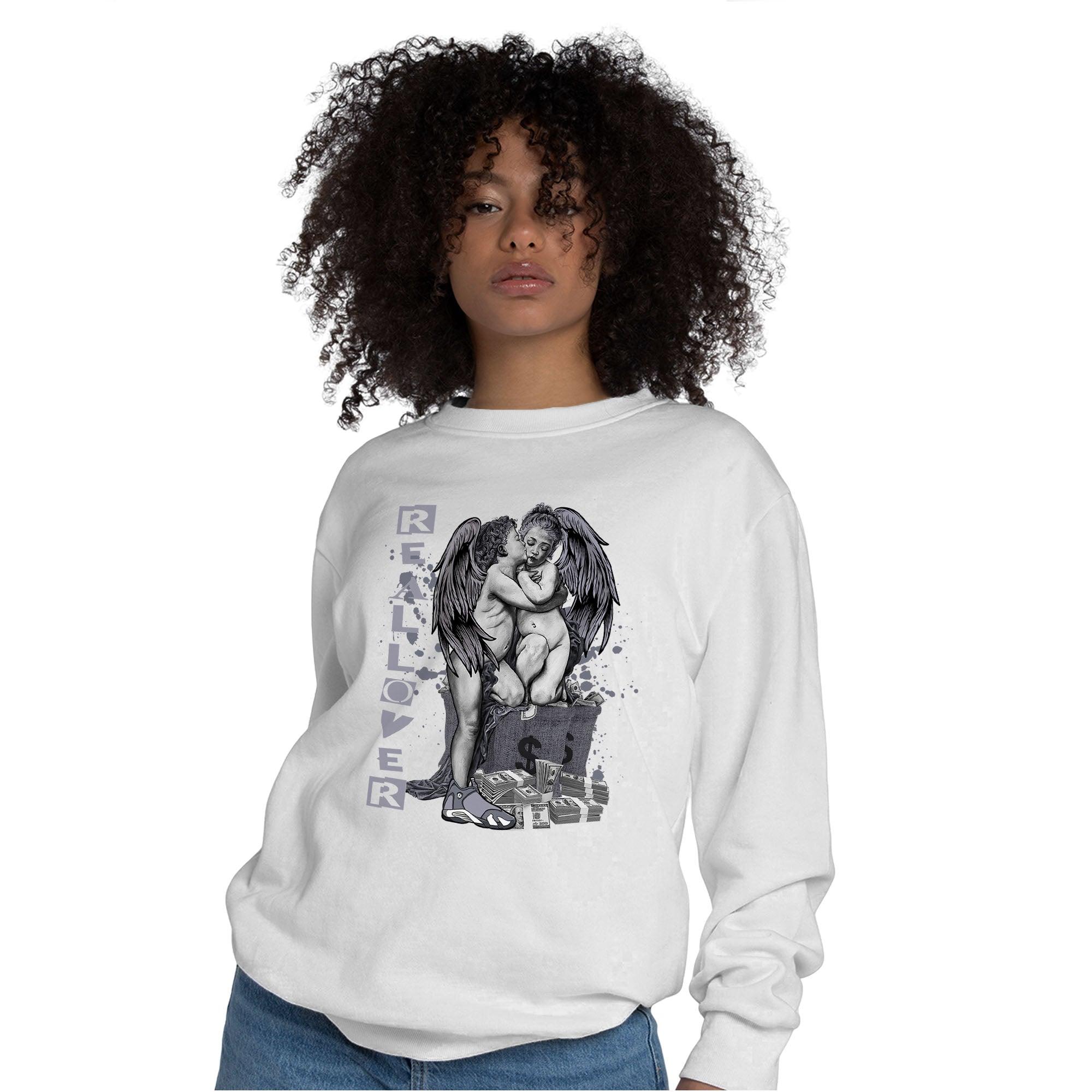 Stealth 14s Sweatshirt Match Real Lover Angel - NastyJamz