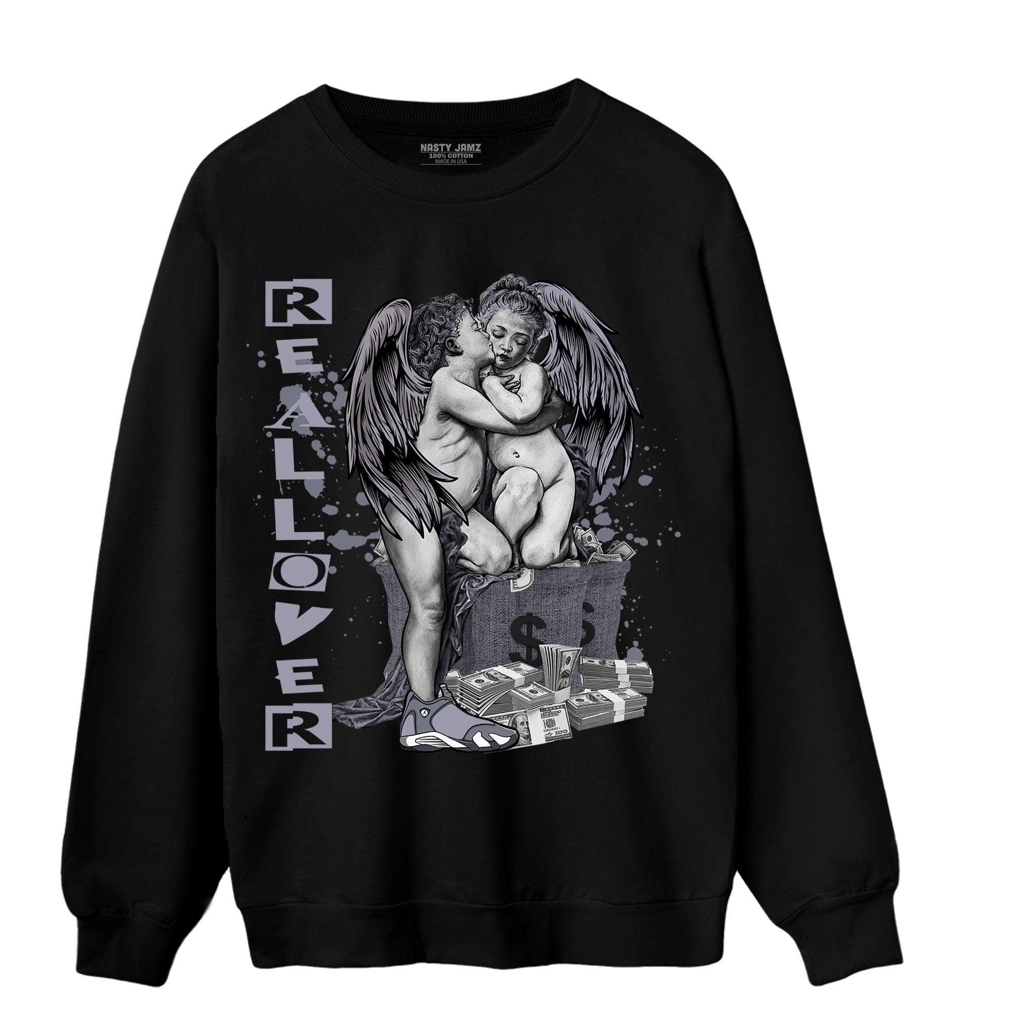 Stealth 14s Sweatshirt Match Real Lover Angel - NastyJamz